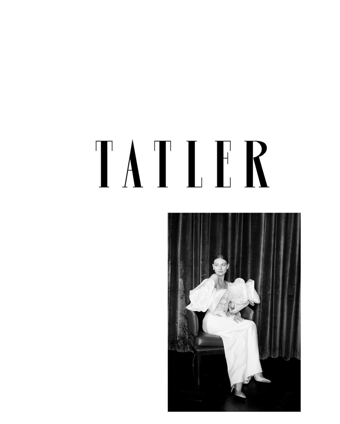 Find me in the September issue of @tatlermagazine 🫶🏻