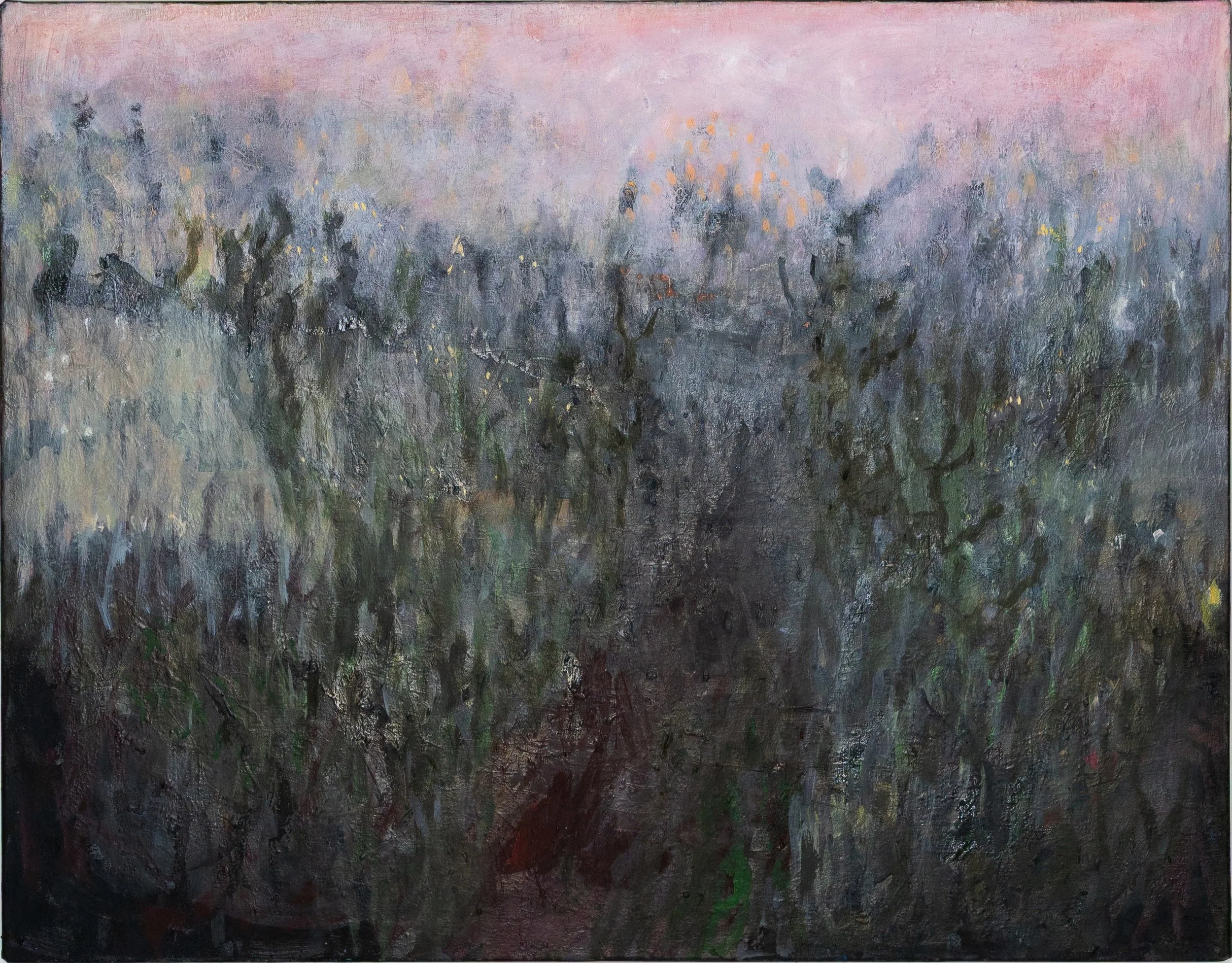 Morass 2025, oil on canvas, 80 X 100 cm
