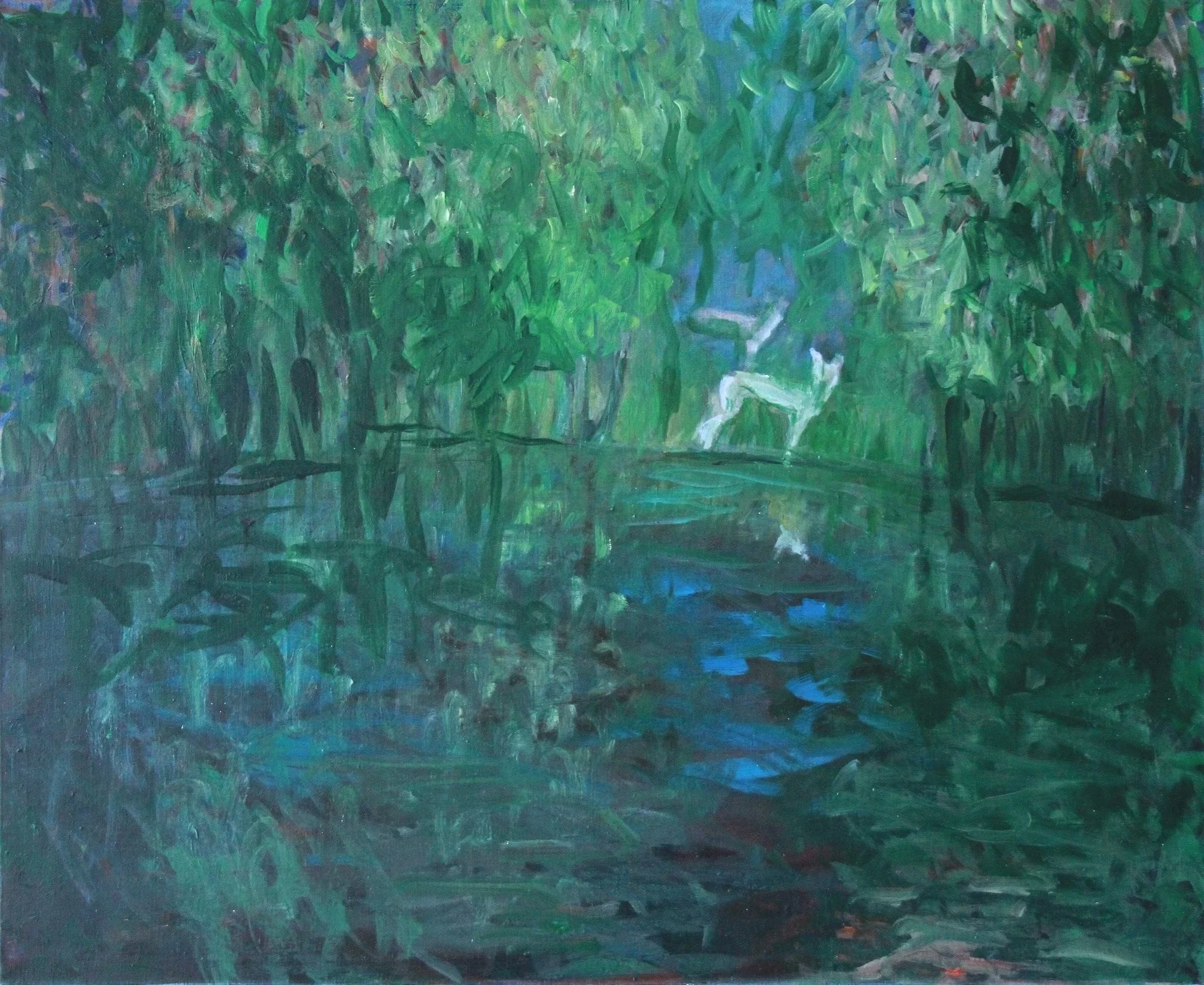 Rajalla / On the Border 2025, 90 X 110 cm