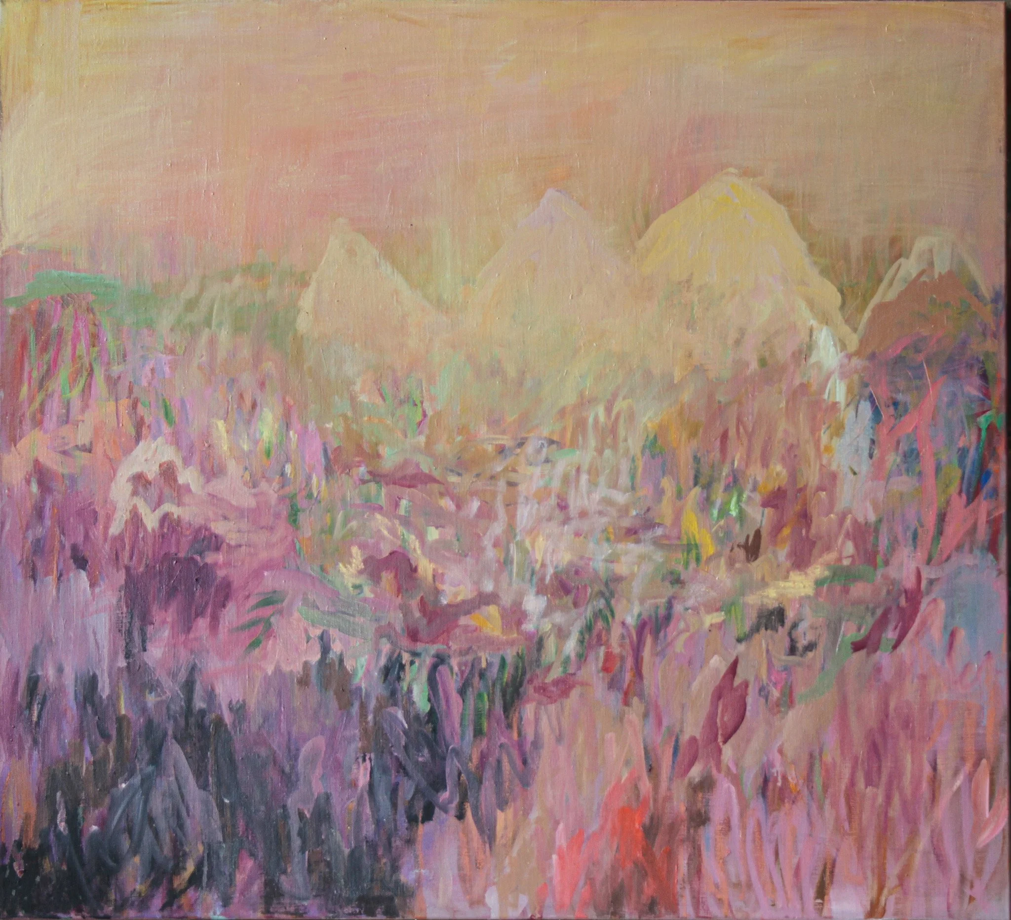 Almost a Landscape 2026, oil on canvas, 110 X 120 cm