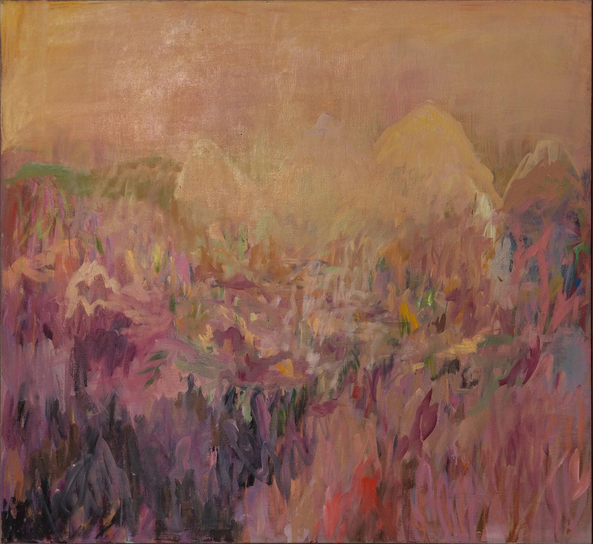 Missä maisema alkaa 2026, oil on canvas, 110 X 120 cm