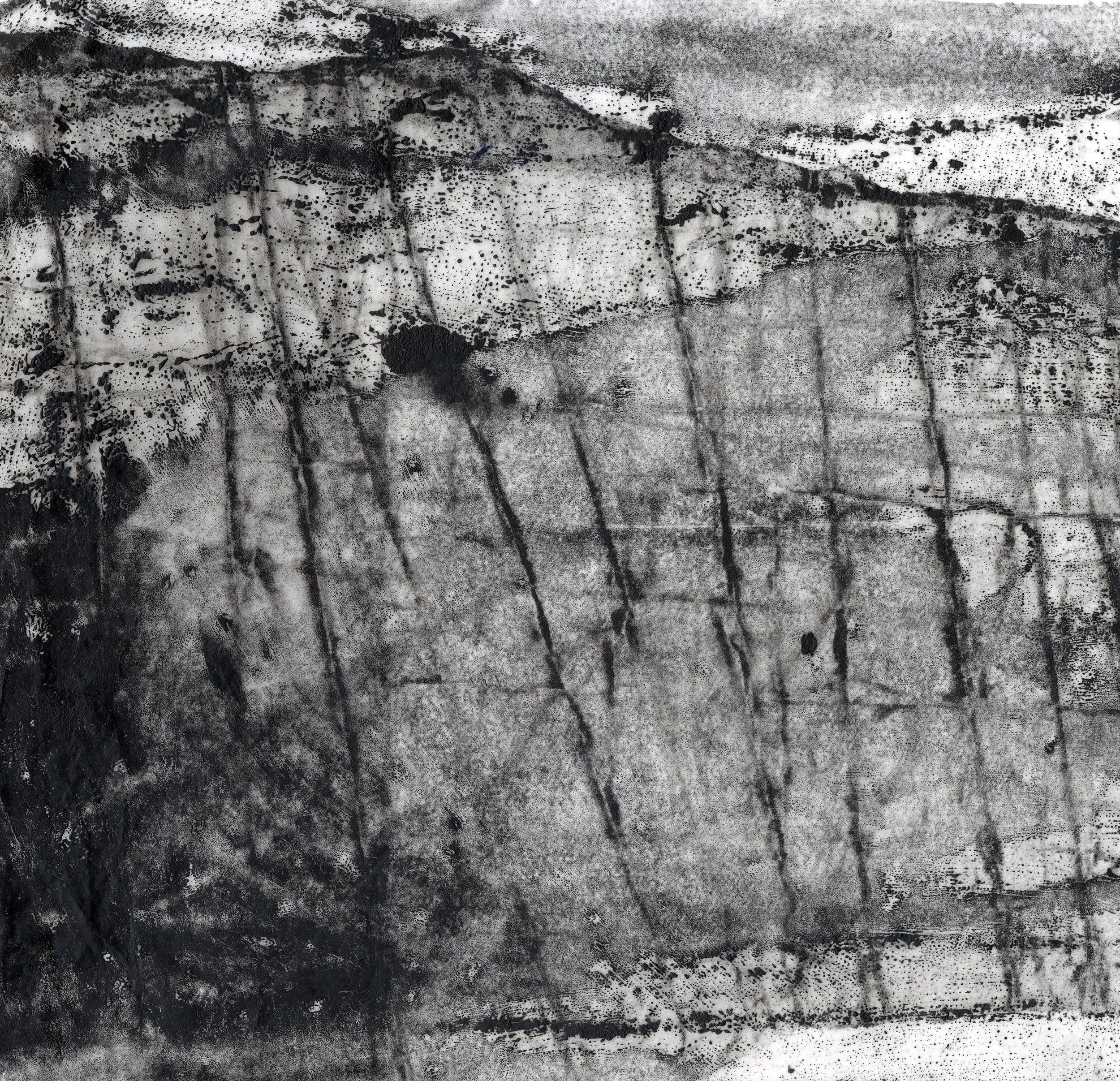 Porosity b, 2025, monoprint, 24 x 27cm