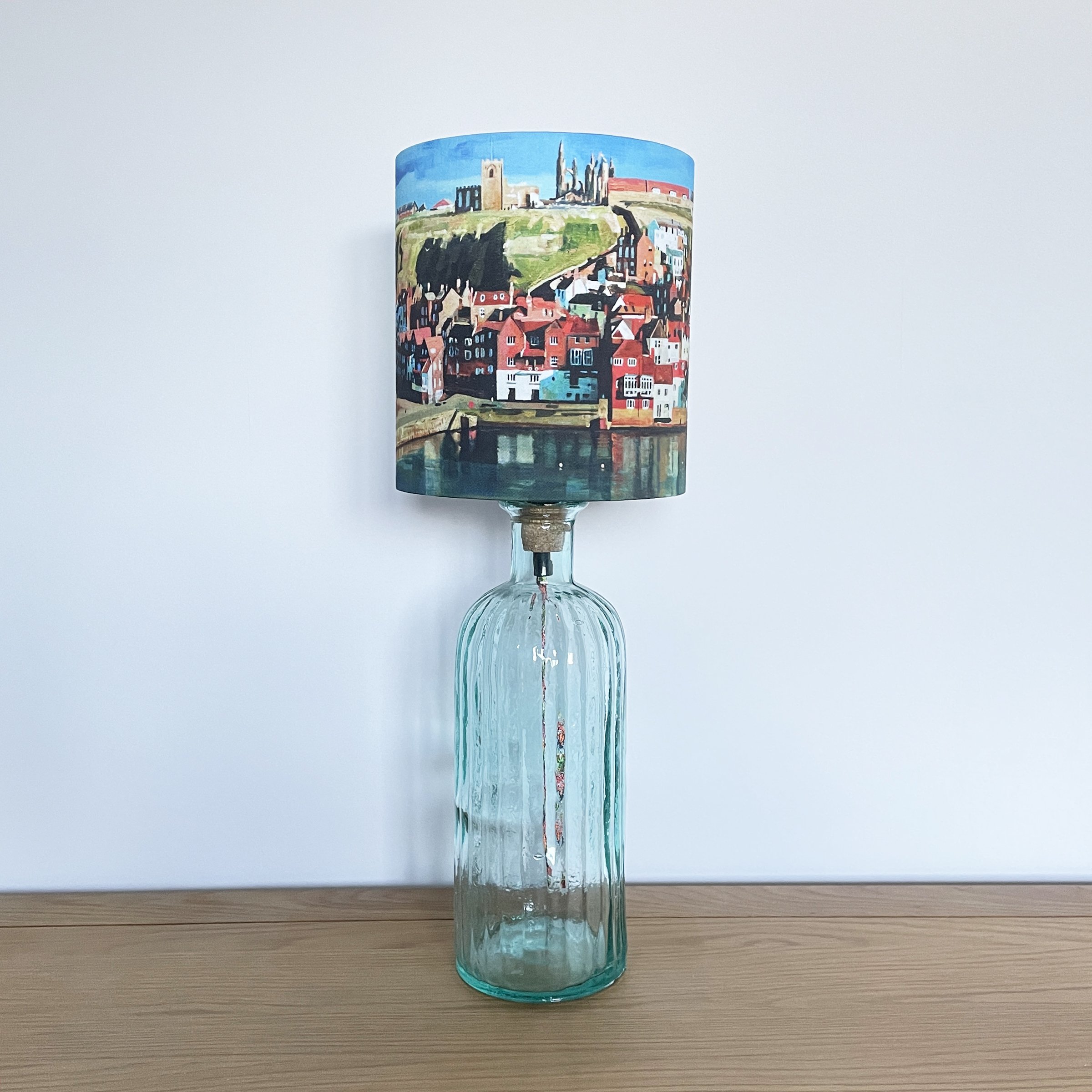 Almost Home Lampshade on Glass Base