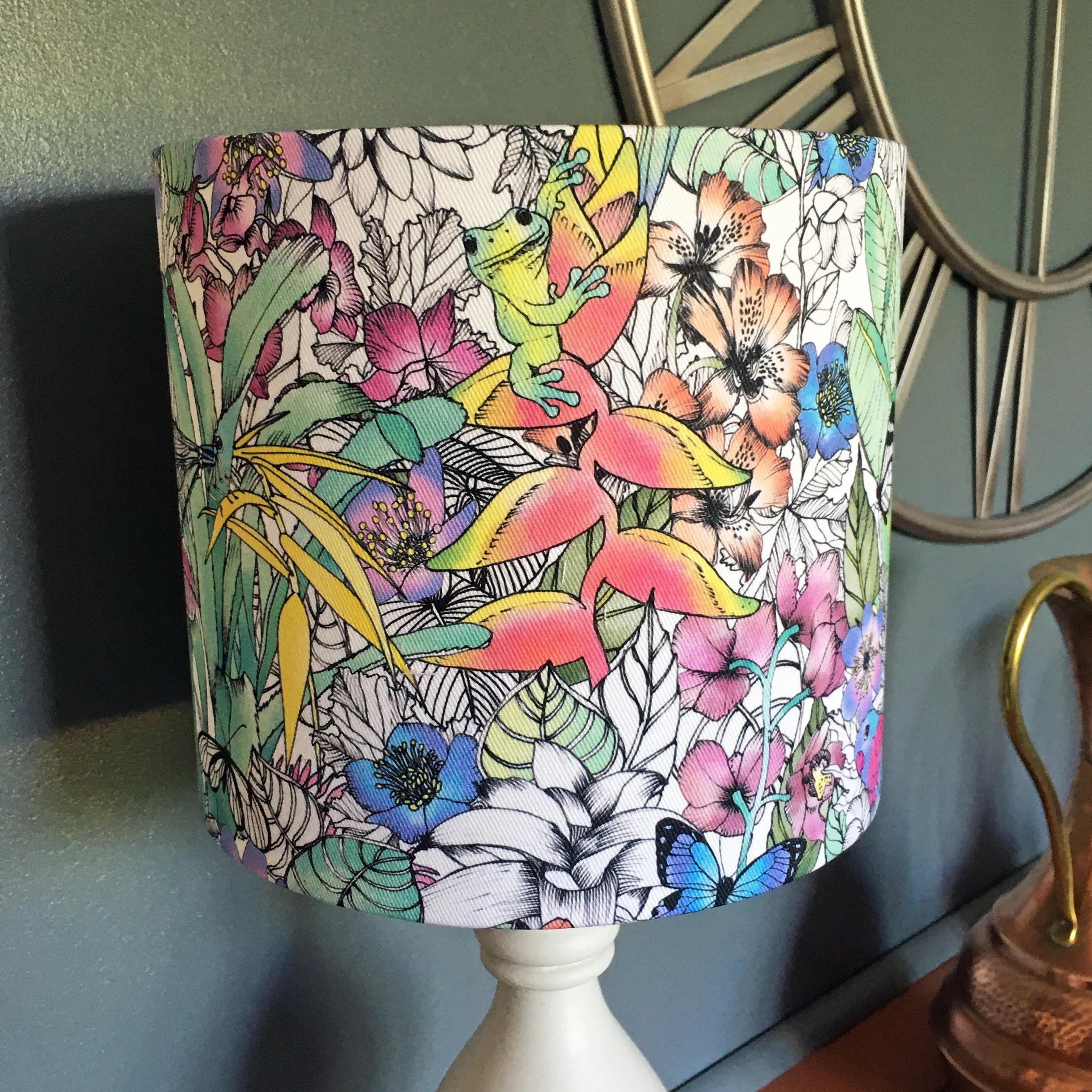 Botanica Lampshade by The Scenic Route Close Up
