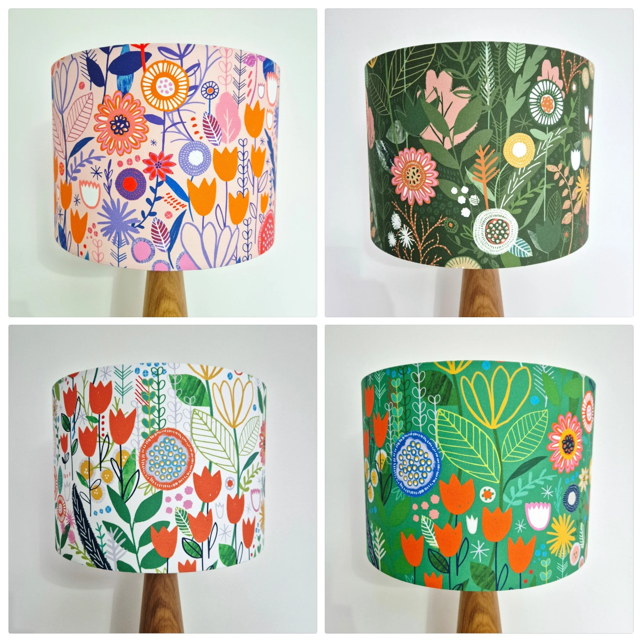 Mary's Garden Lampshade Collection Close-Up