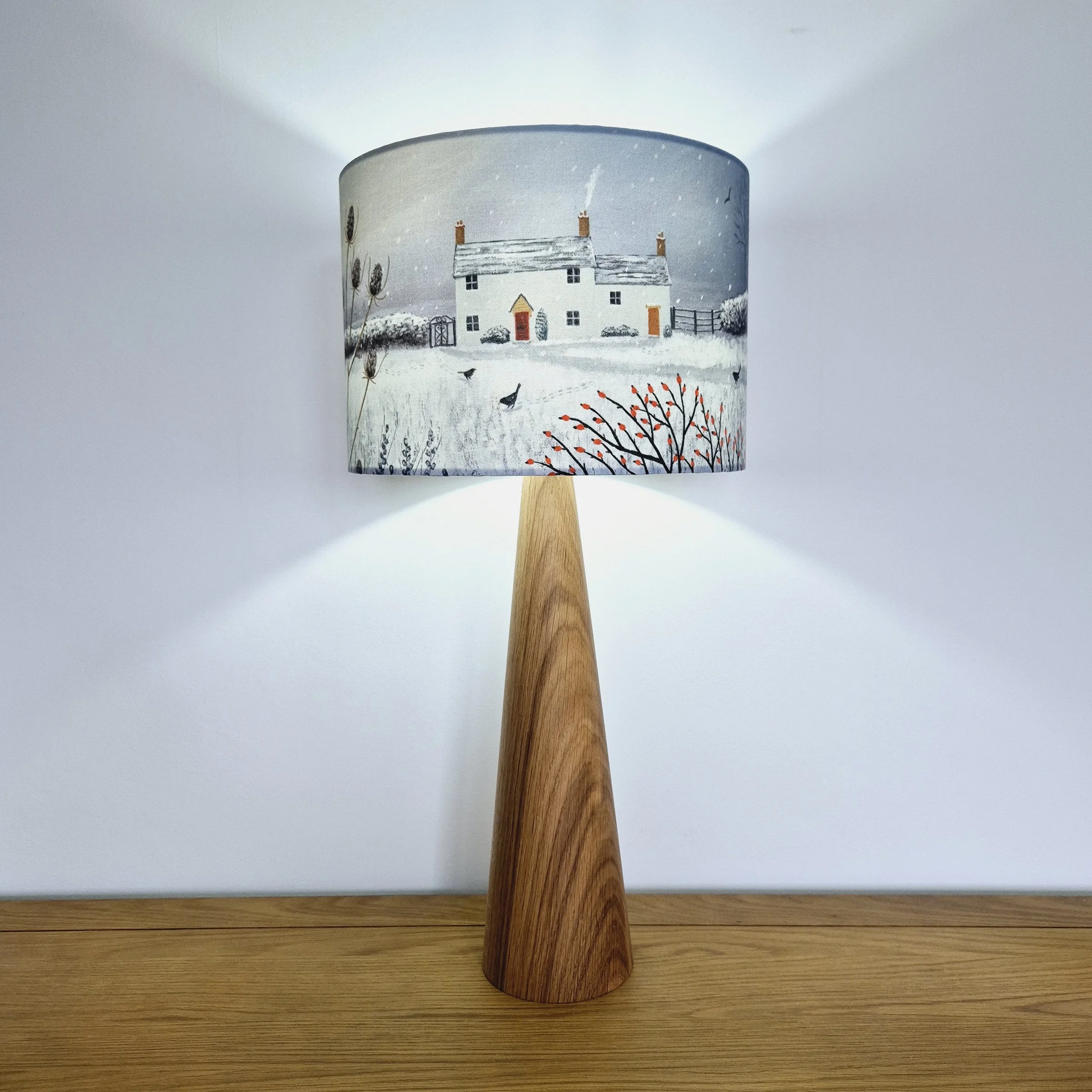 First Snow Lampshade by Jo Grundy