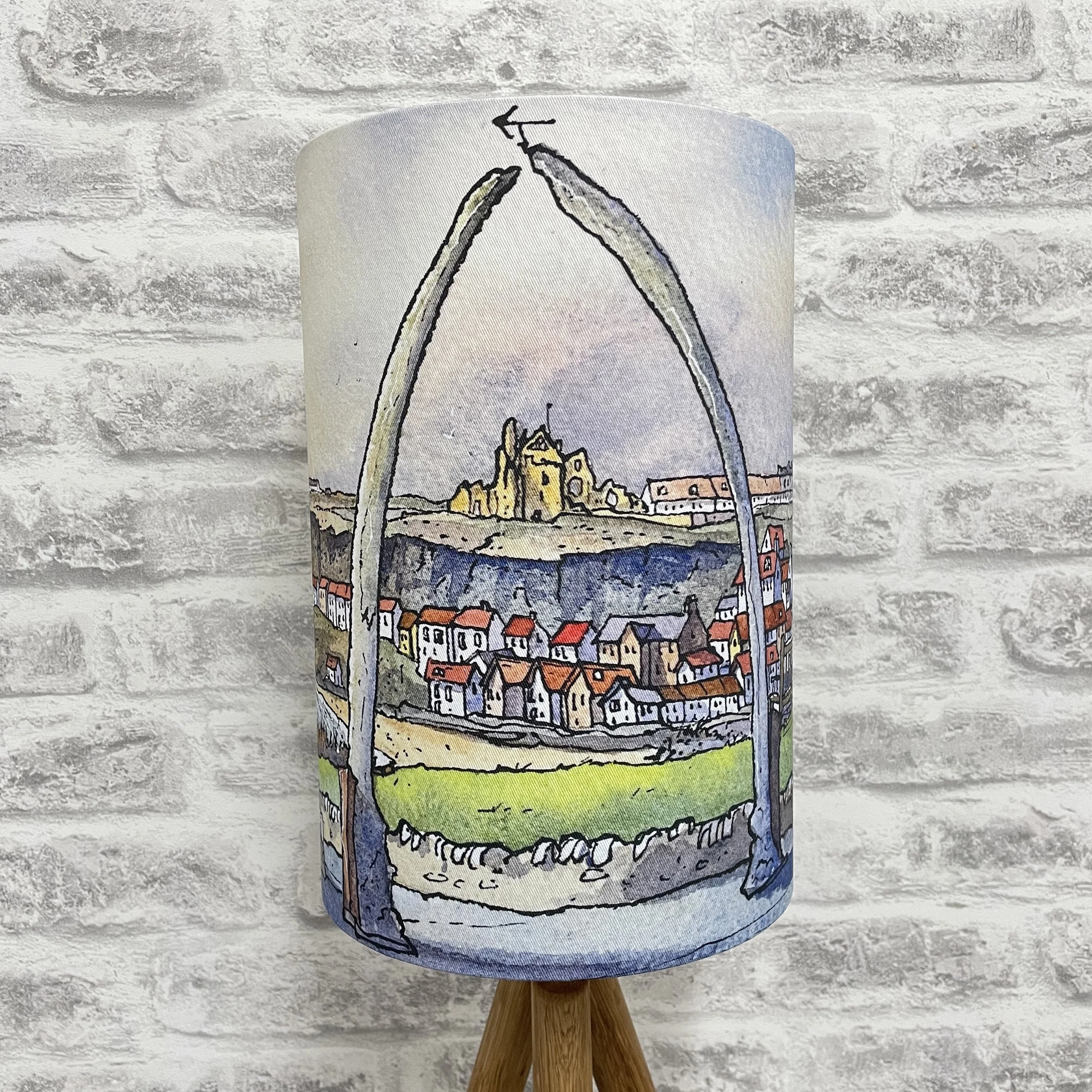 Whitby Whalebones Lampshade by Mark Sofilas