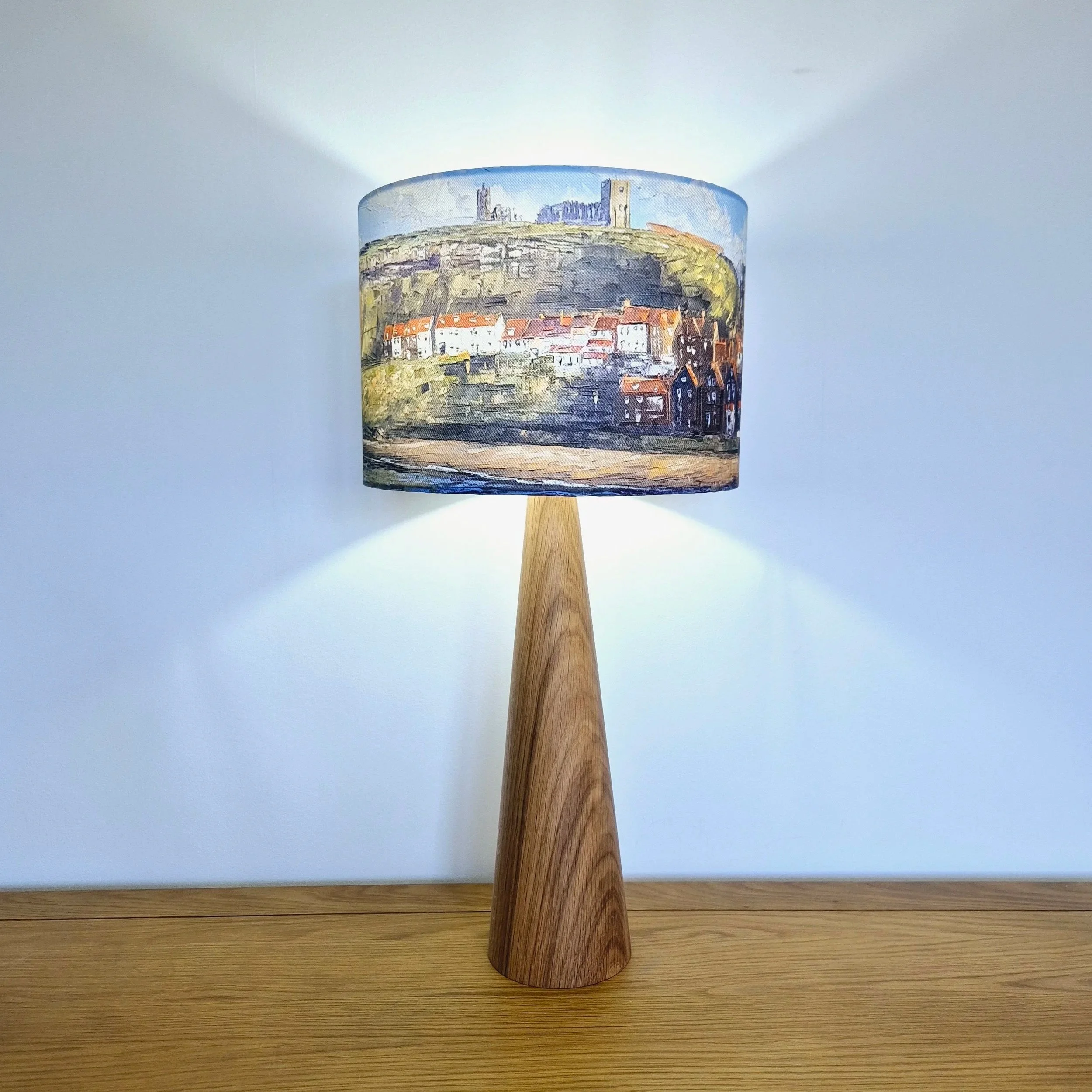 Whitby from the Sea (artwork by Chris Geall)