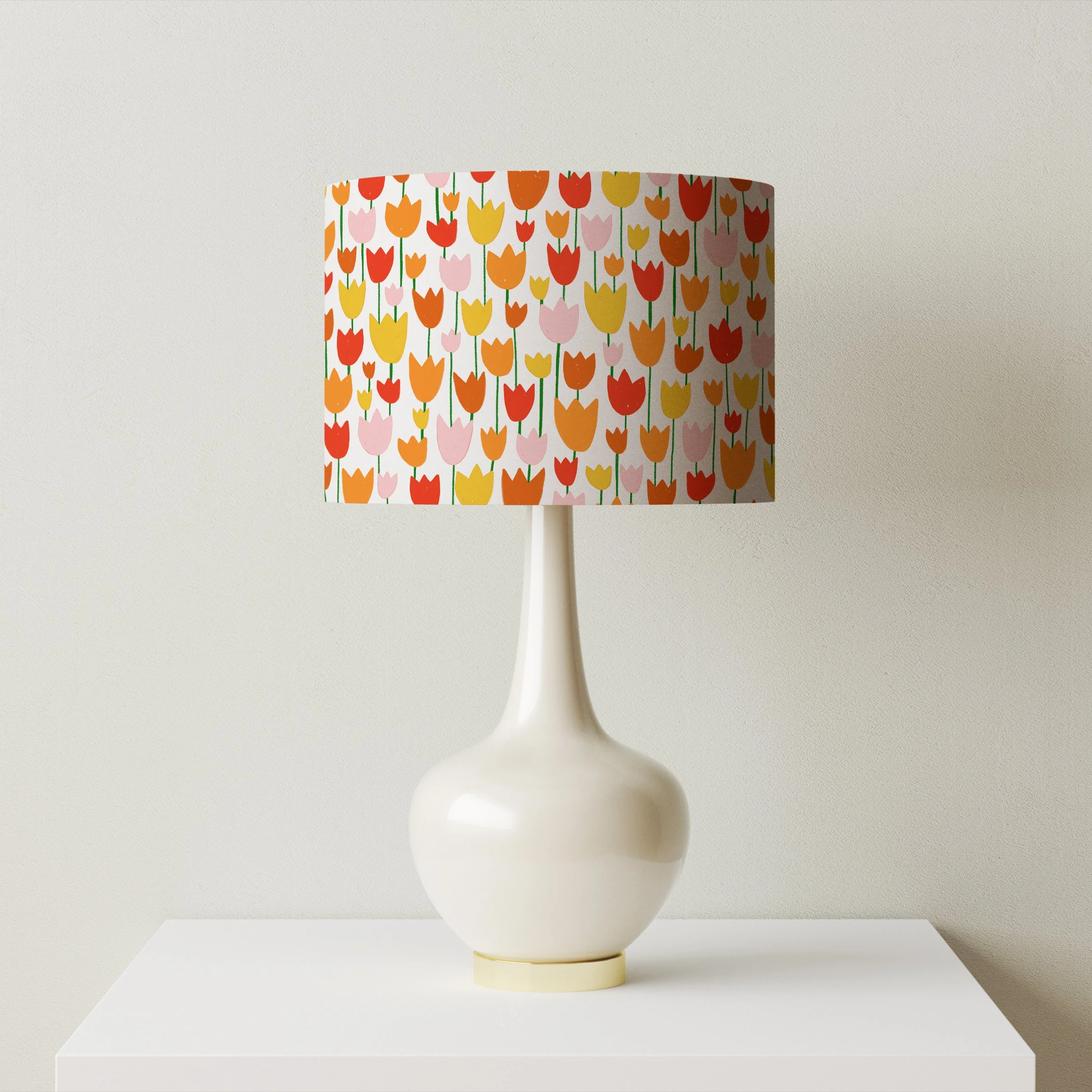 Solero Merry Tulips Lampshade by Rachel Parker