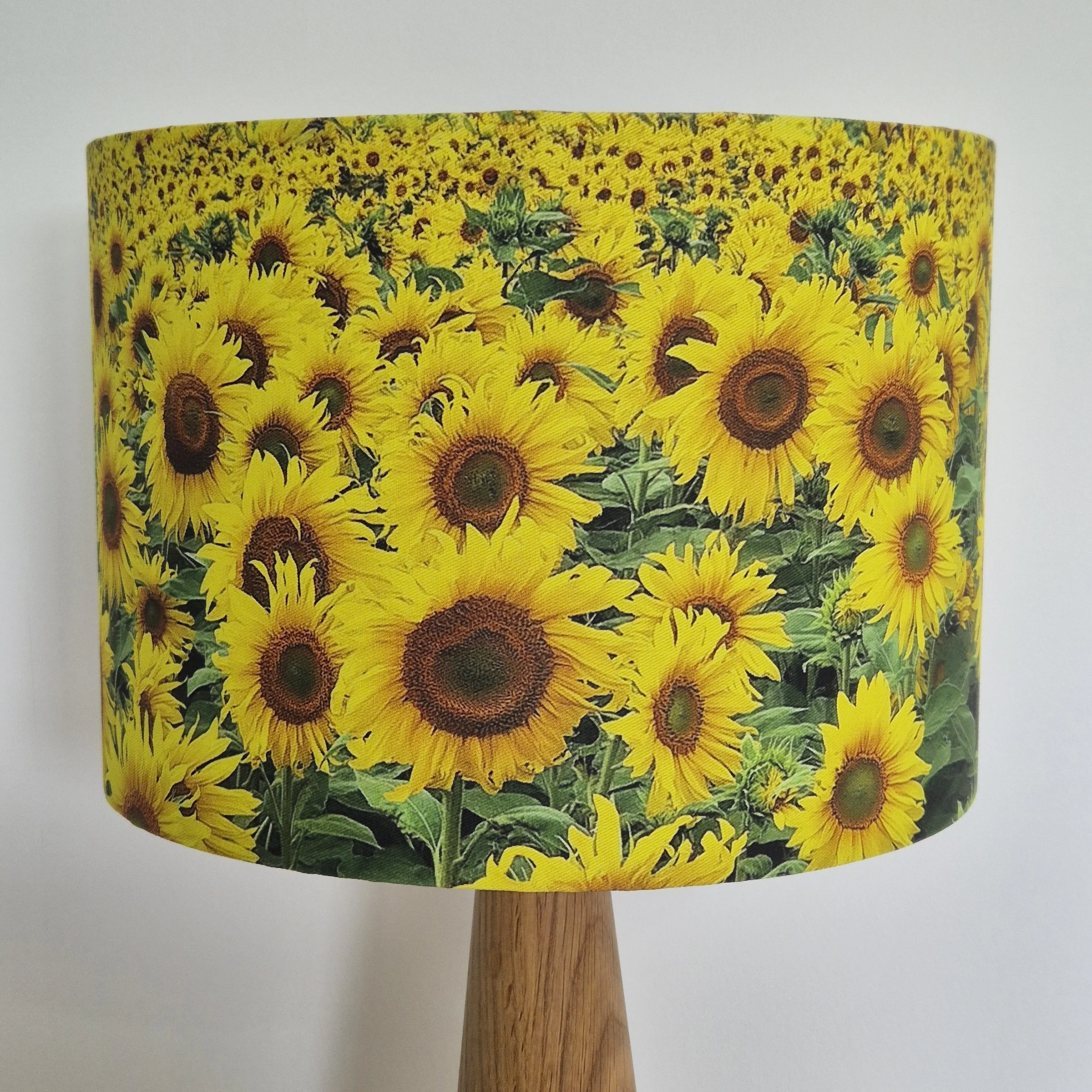 Stokesley Sunflowers Lampshade Close-Up