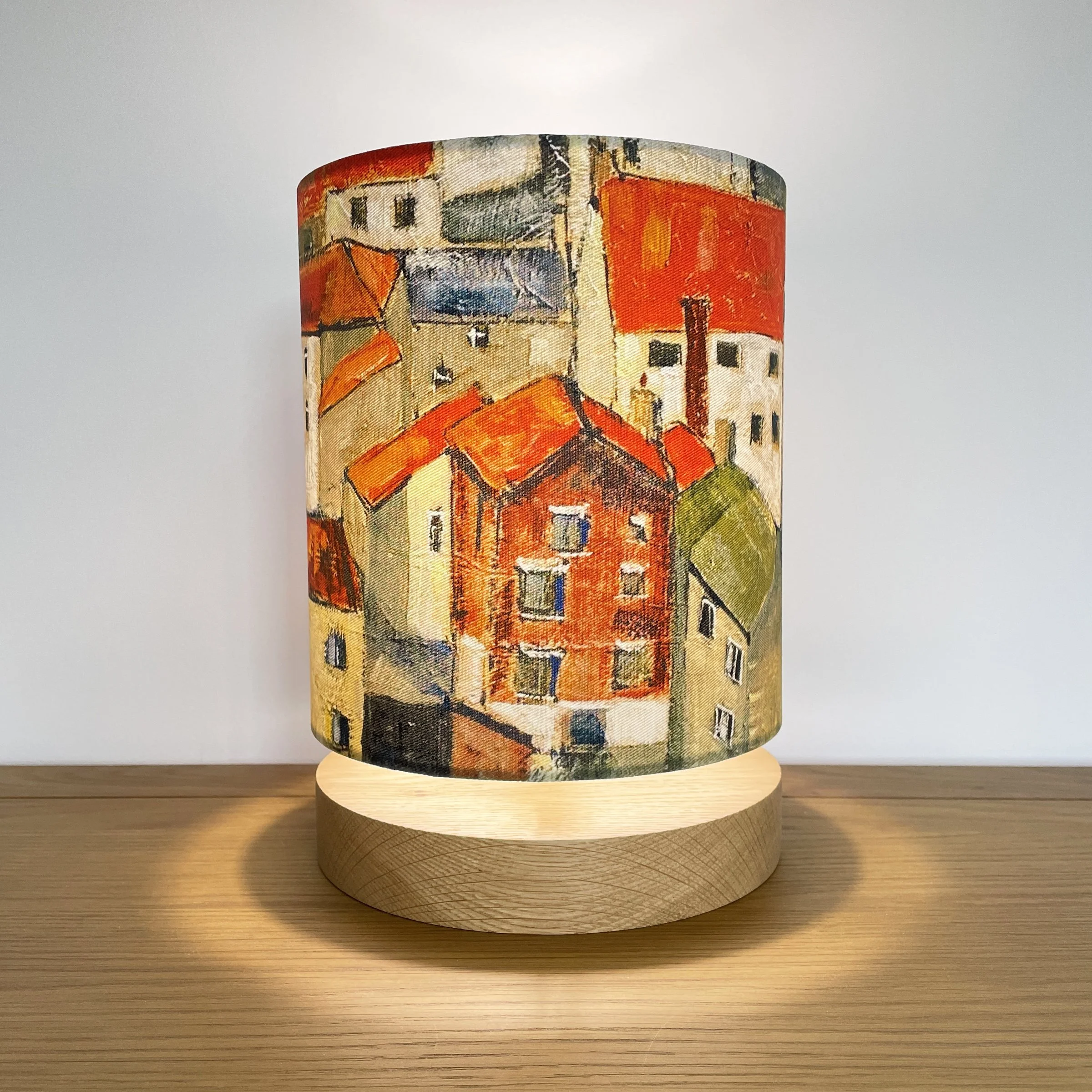 Classic Staithes Lampshade by Sue Nichol