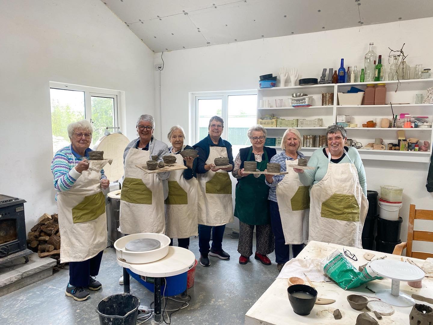 Active Virginians created some masterpieces this morning in a 2 hour hand building class ⭐️⭐️⭐️⭐️⭐️

#potteryclassesireland #visitcavan #thisiscavan