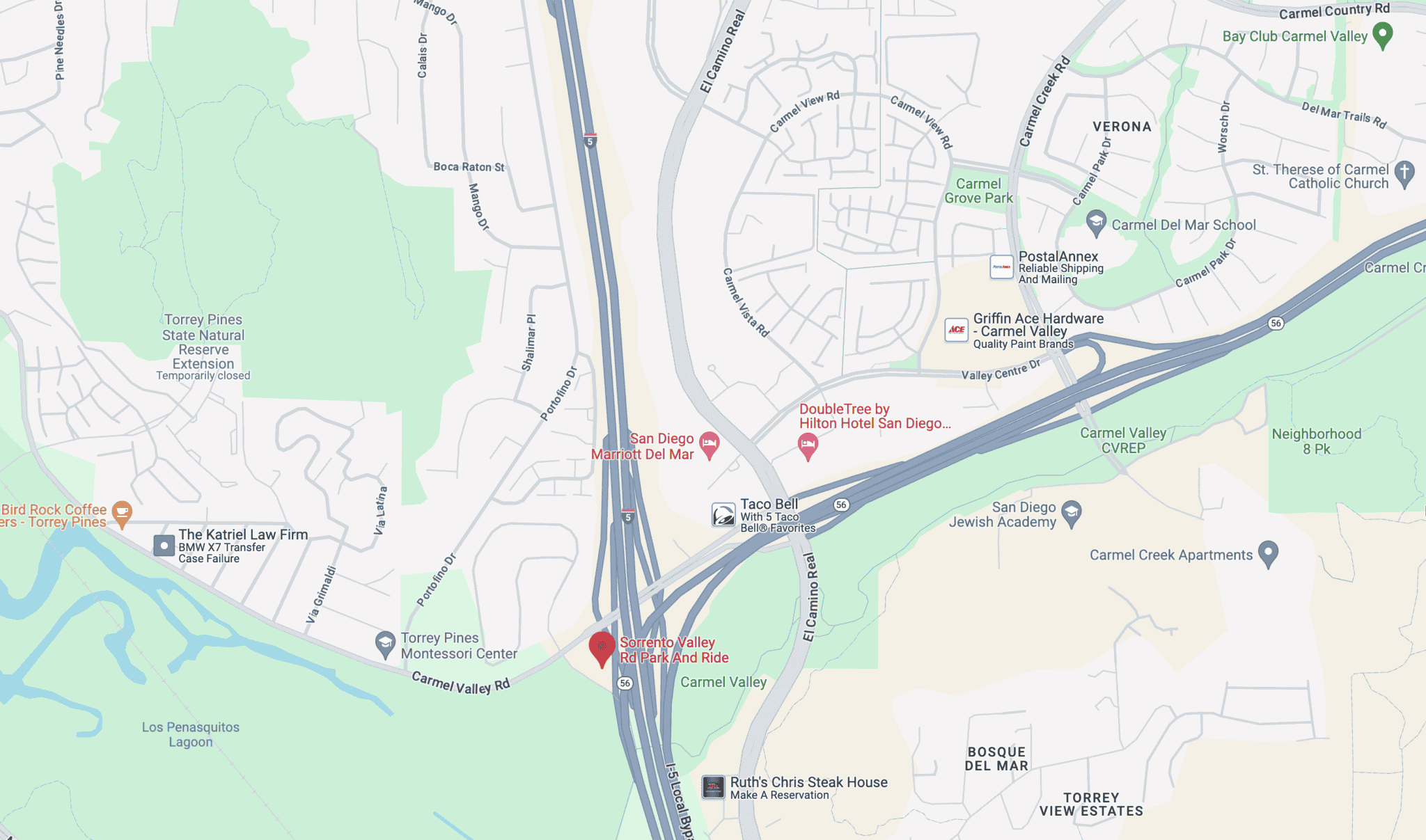 Sorrento Valley/Del Mar to LAX Airport