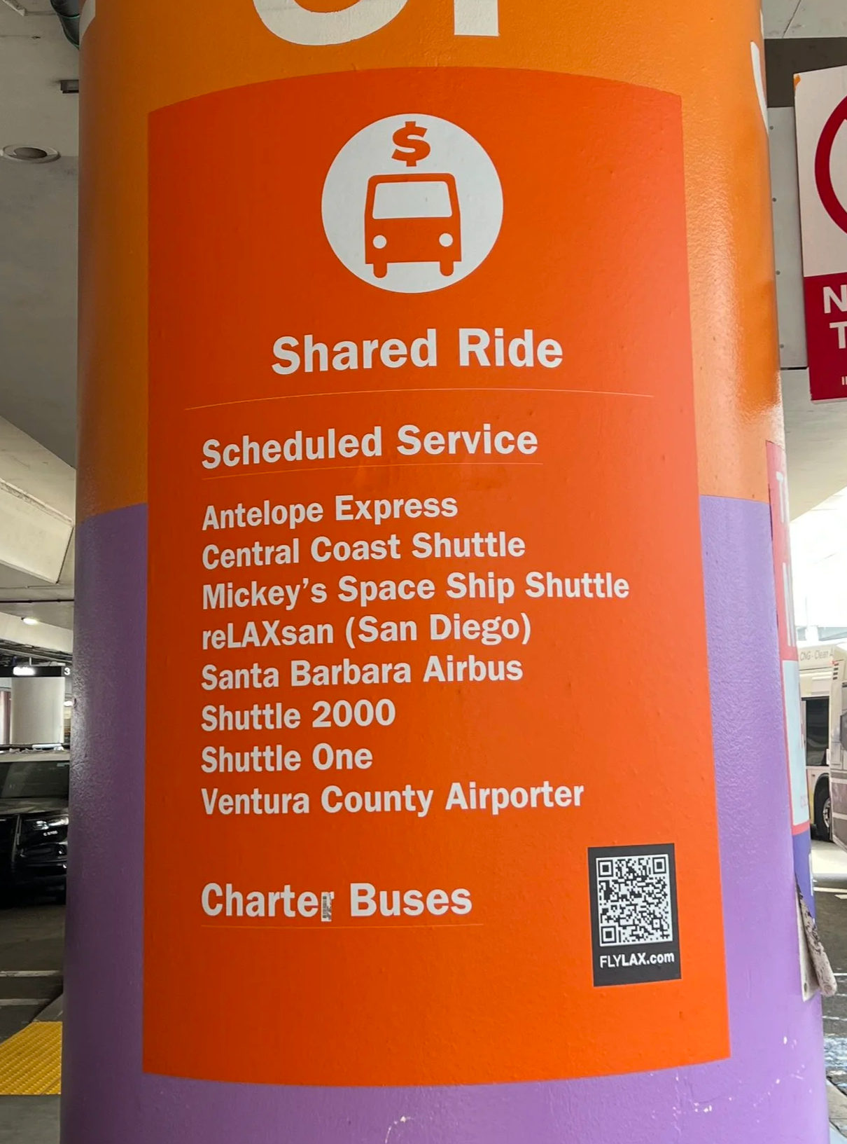 lax shared rides zone los angeles airport relaxsan stop