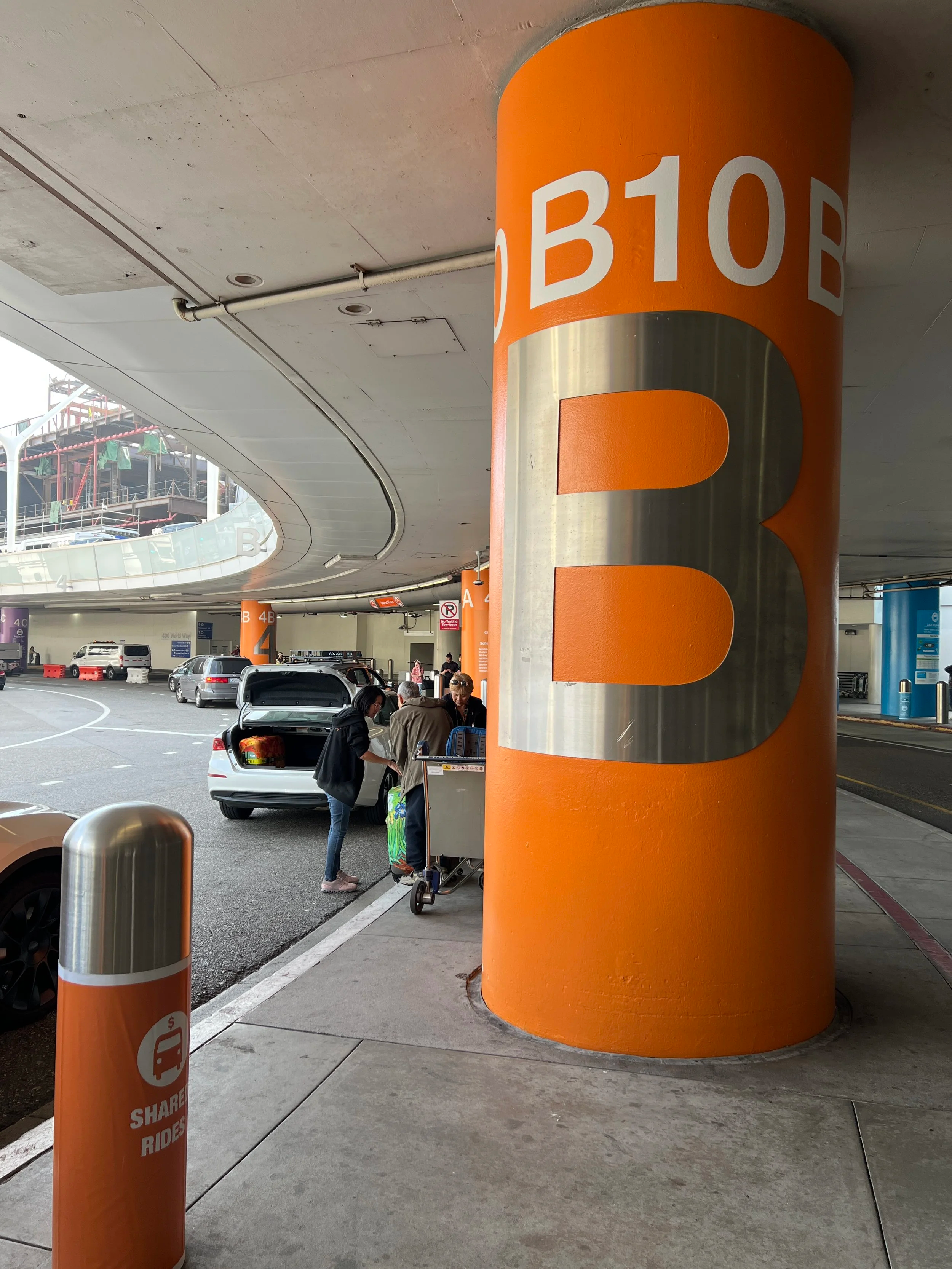 lax shared rides zone los angeles airport relaxsan stop