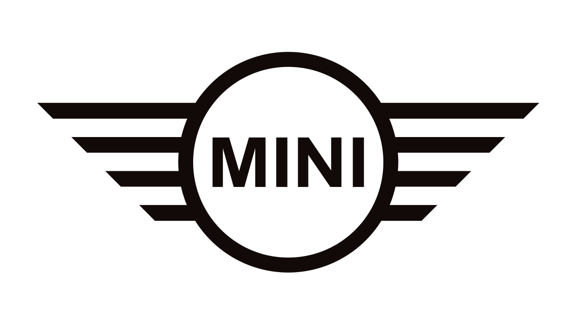 MINI logo with a circular emblem and wings on both sides. - Commercial Client of Kantara Productions