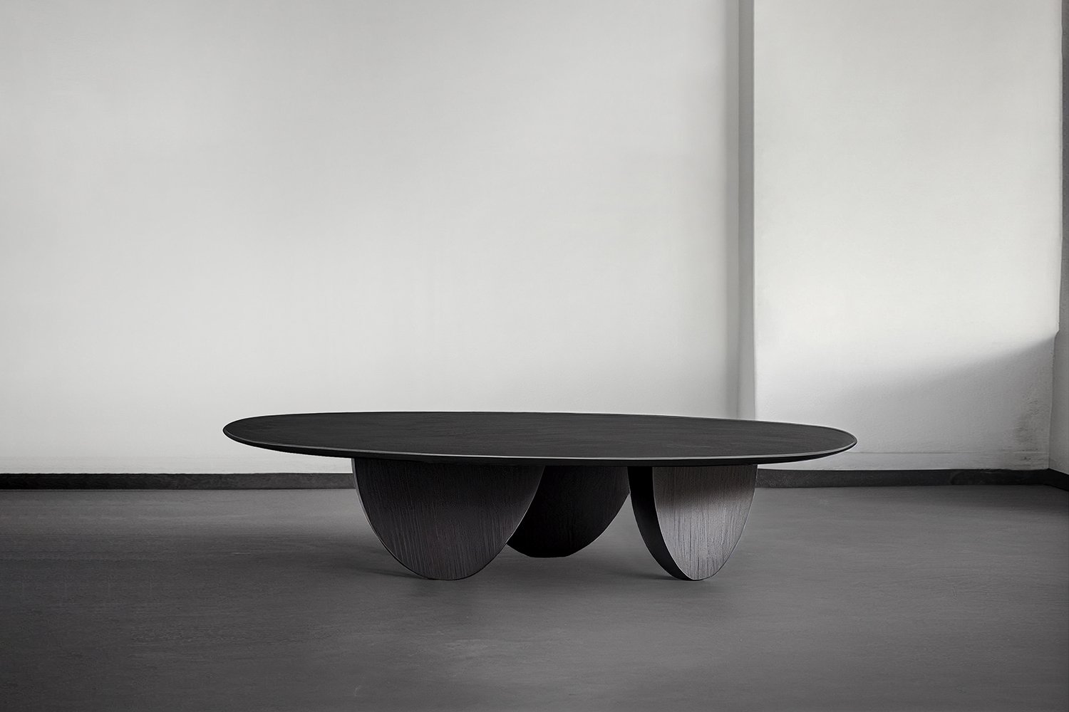 Black Tinted Oak Solid Wood Coffee Table, Fishes Series 1 by NONO — 3.jpg