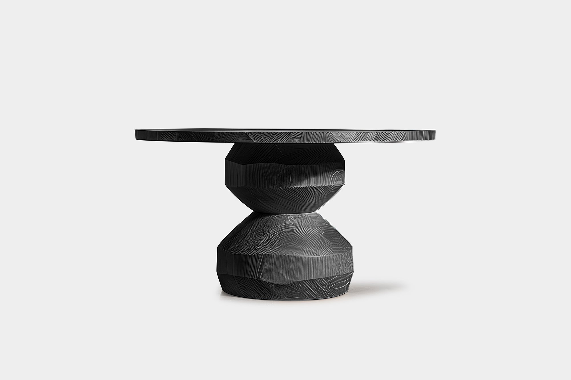 Joel Escalona's Design No07, Socle Card and Tea Tables in Black Wood - 1.jpg