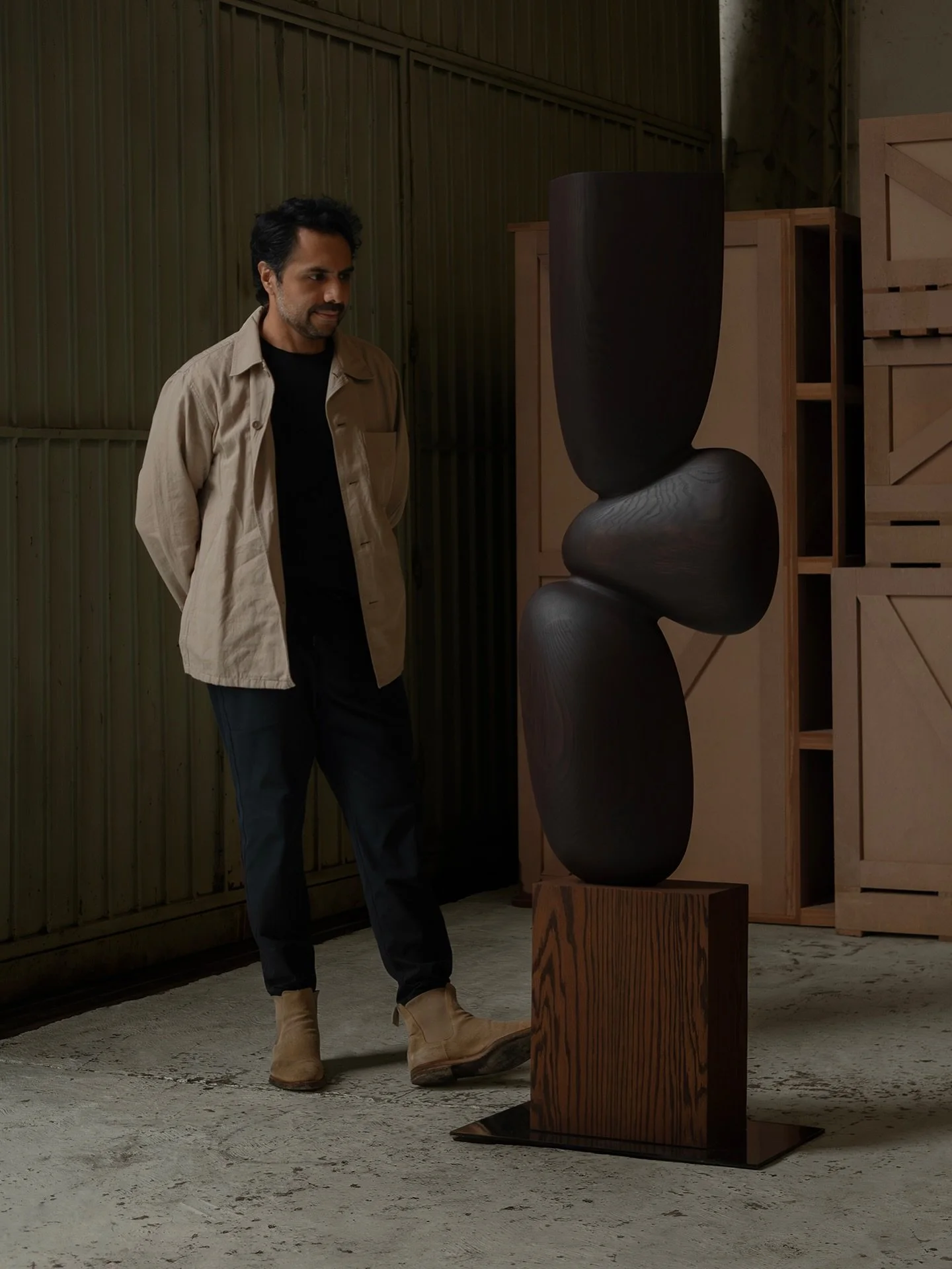 I no longer ask what it means, I just listen to what it becomes 
📷 @achachmariana 

#sculpture #furnituredesign #minimaldesign #studioart #objectdesign #nonofurniture