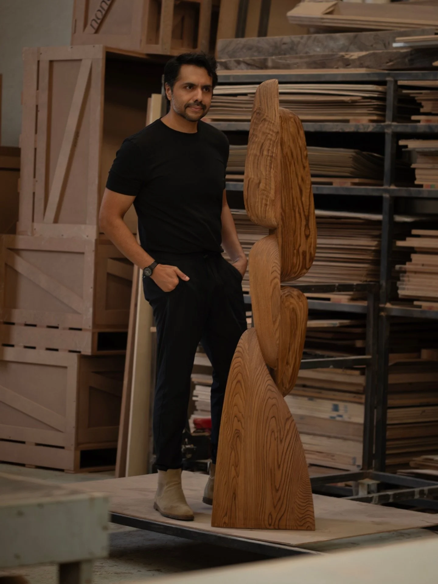Wood grain with authority.

Get in touch at info@joelescalona.com
&mdash;
#JoelEscalona #furniture #sculpture #interiordesign