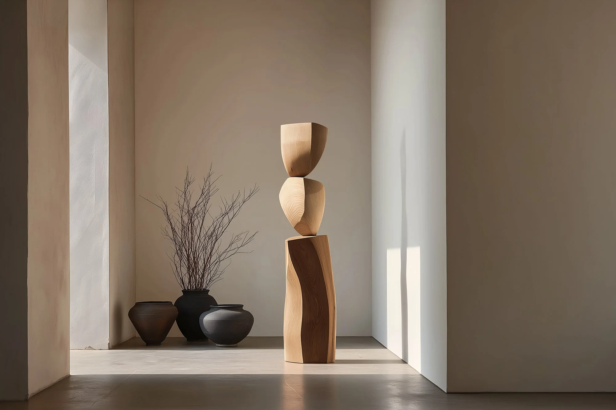 Elegant Abstract Wood Sculpture by NONO Still Stand No106 Collection — 3.jpg