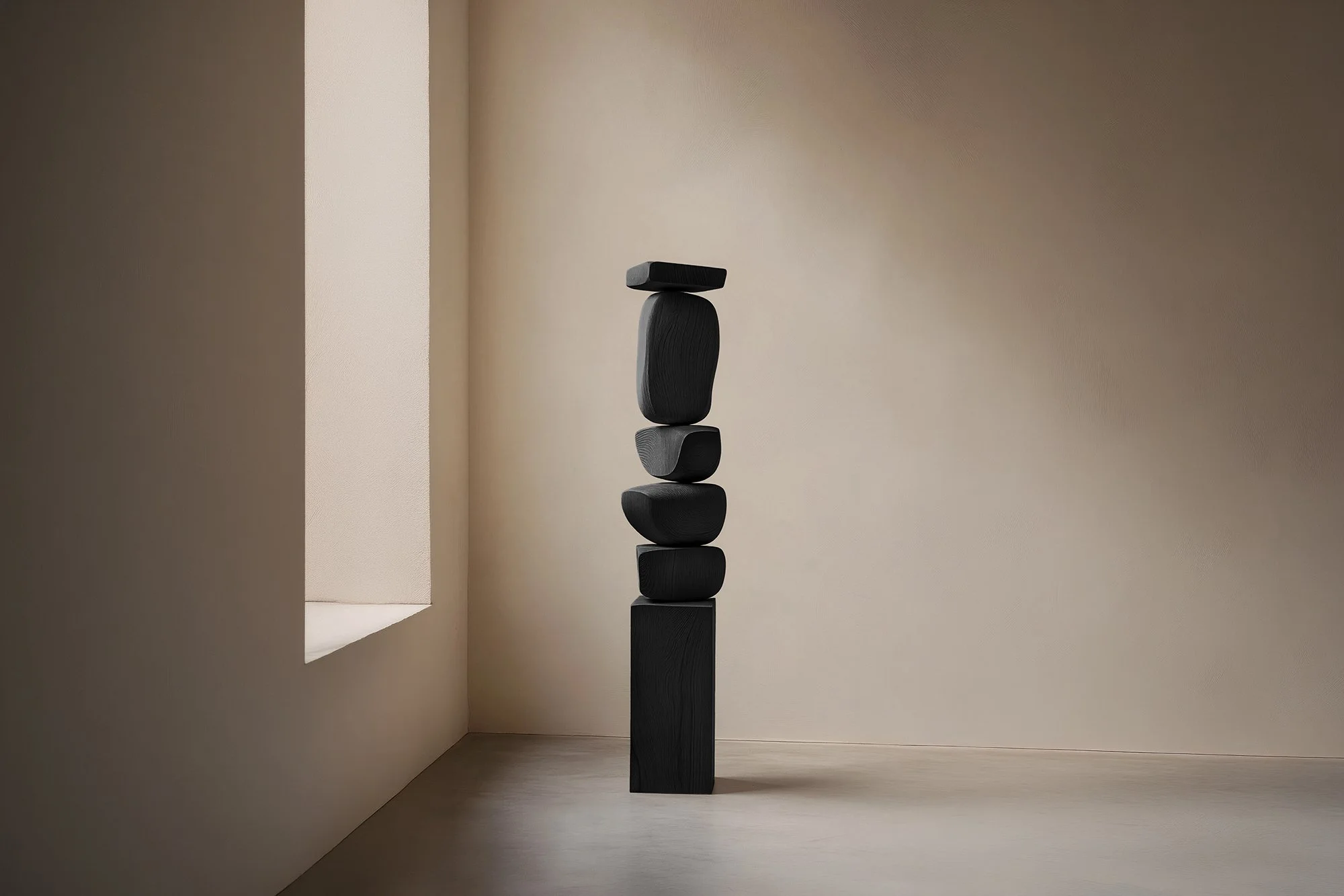 Still Stand No143 Tall Abstract Totem in Carved Solid Wood — 6.jpg