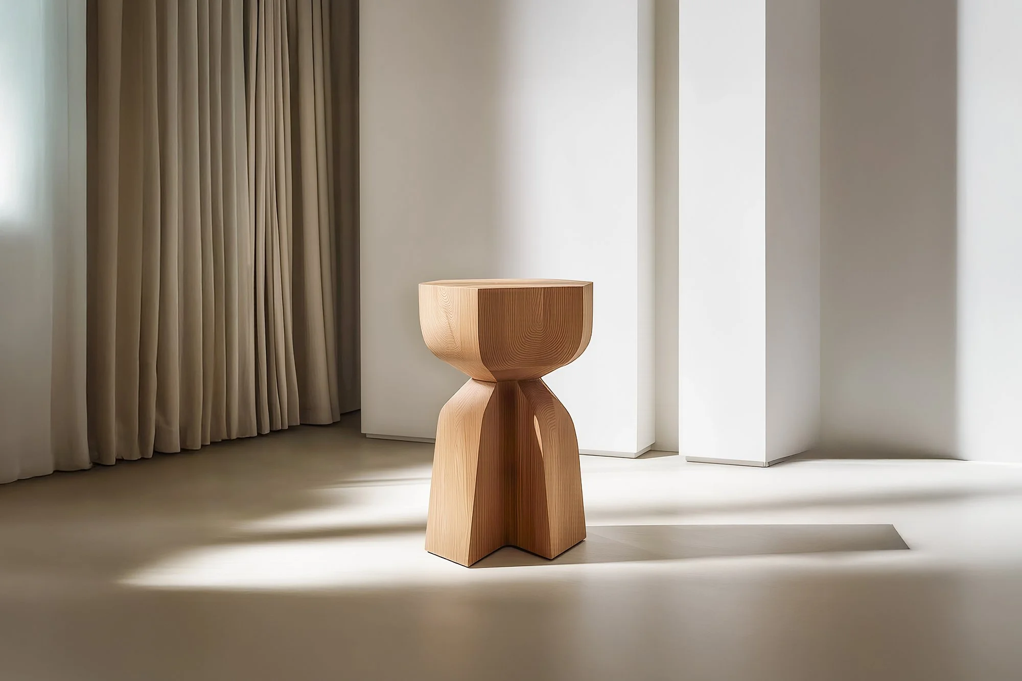 Socle No95 Nightstand, Contemporary Wooden Furniture by NONO — 2.jpg