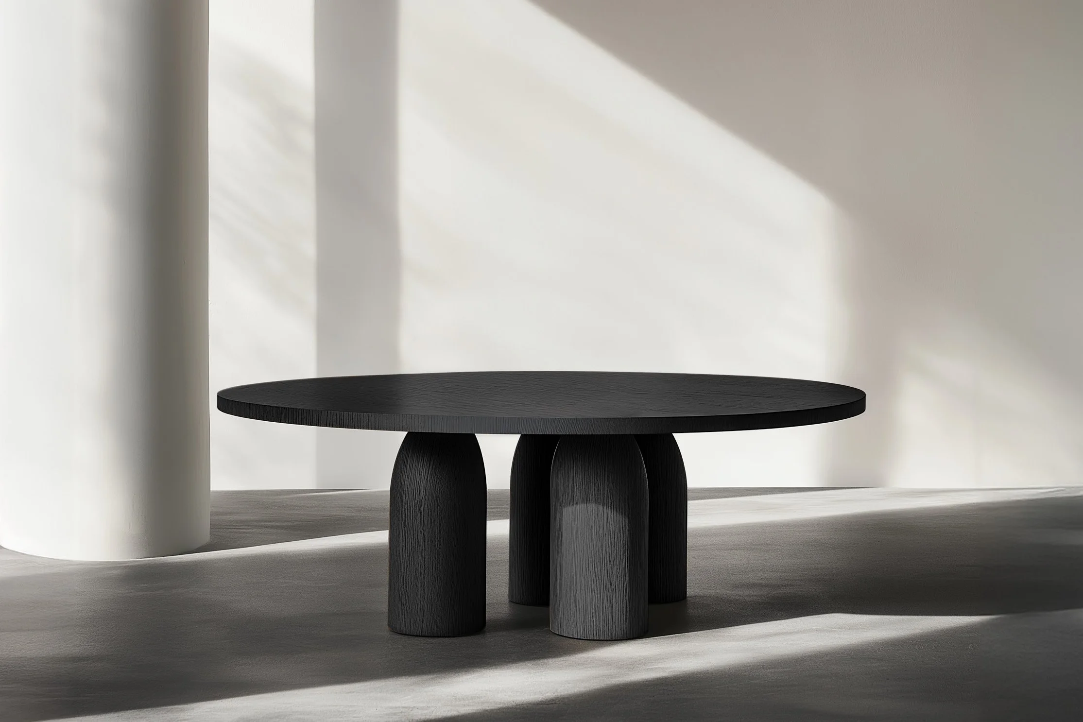 No56 Scarpa Dining Table by NONO – Cylindrical Wooden Base with Round Top — 5.jpg