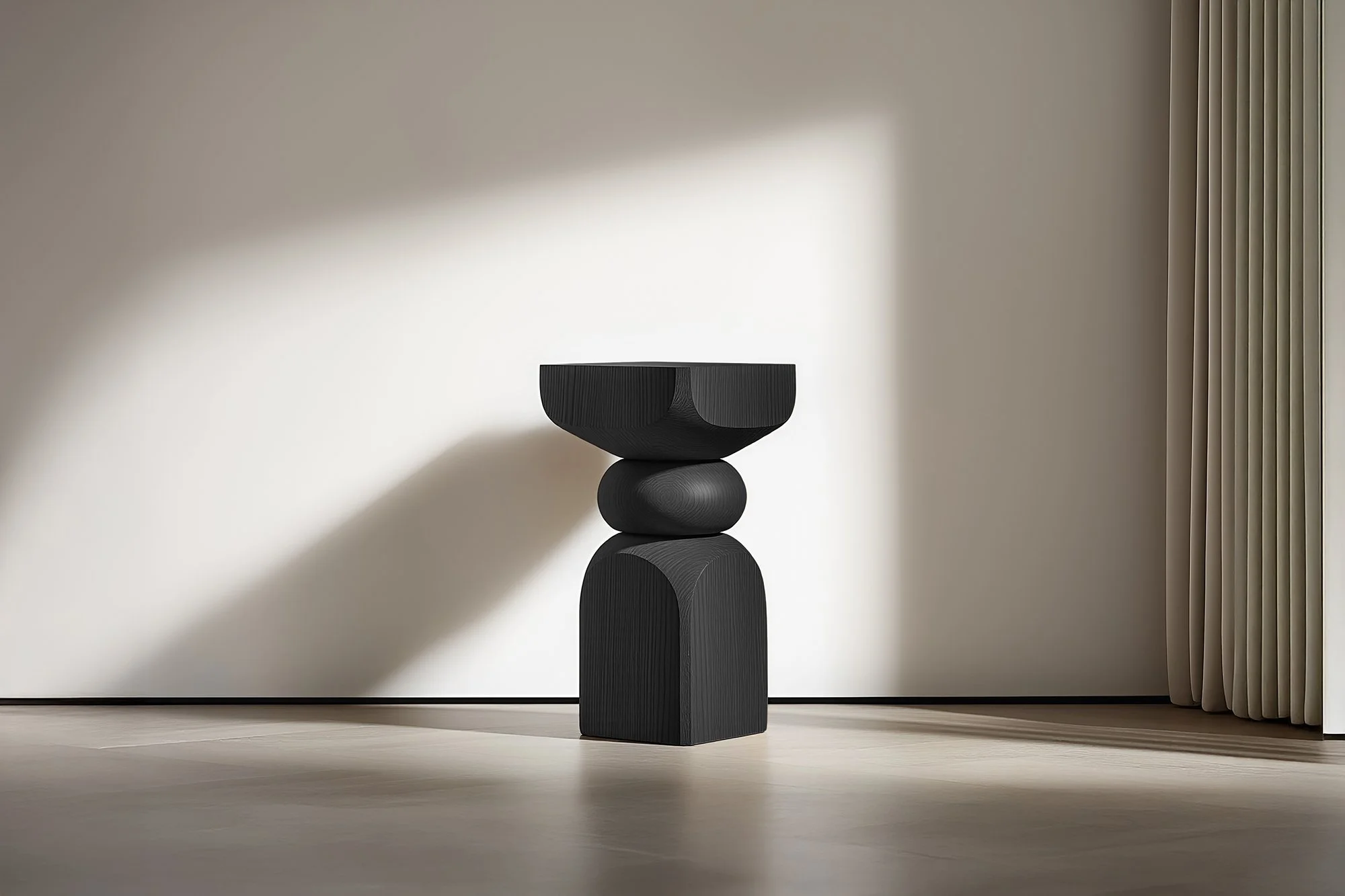 Socle No99 Stool, Wooden Contemporary Piece by NONO — 5.jpg