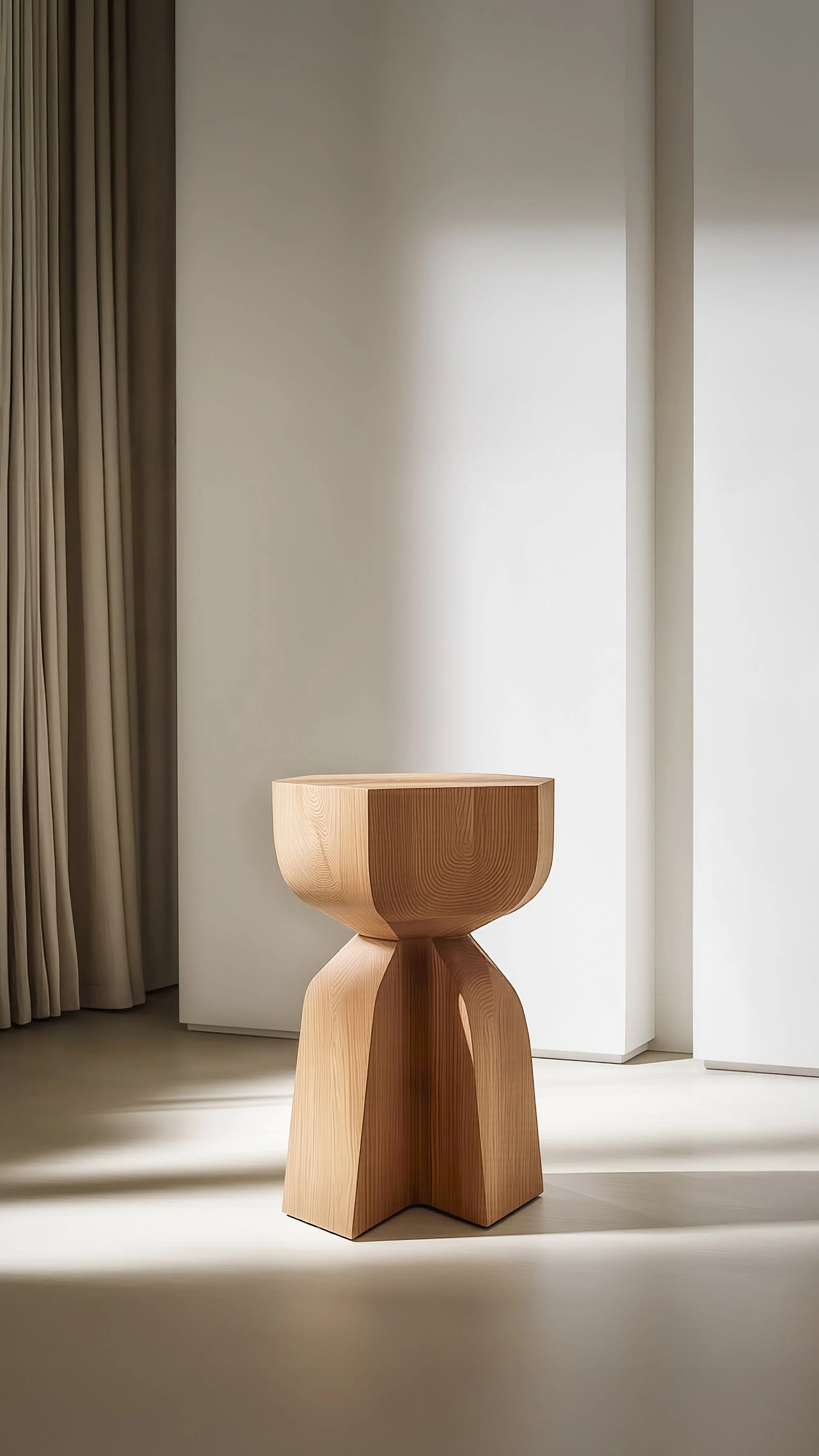 Socle No95 Nightstand, Contemporary Wooden Furniture by NONO — 3.jpg