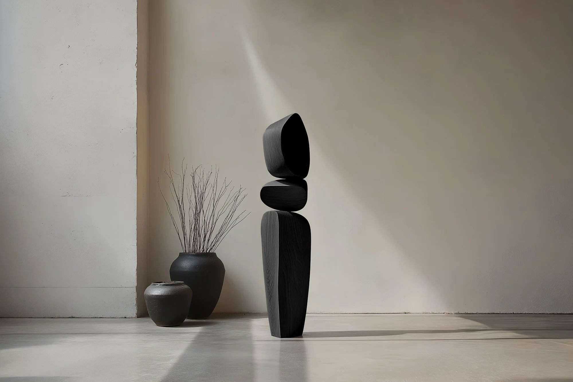 Still Stand No107 Modern Standing Totem in Light Solid Wood Design — 6.jpg