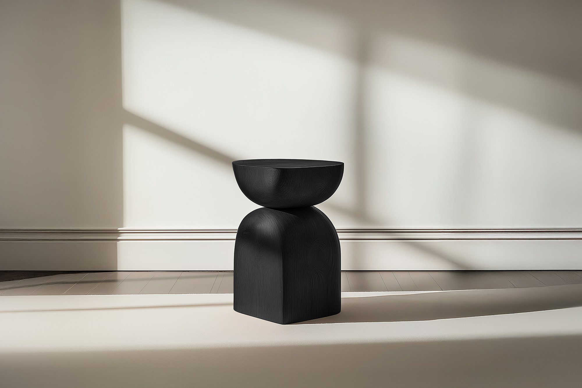 Contemporary Socle No128 Side Table, Solid Wood by Joel Escalona — 5.jpg