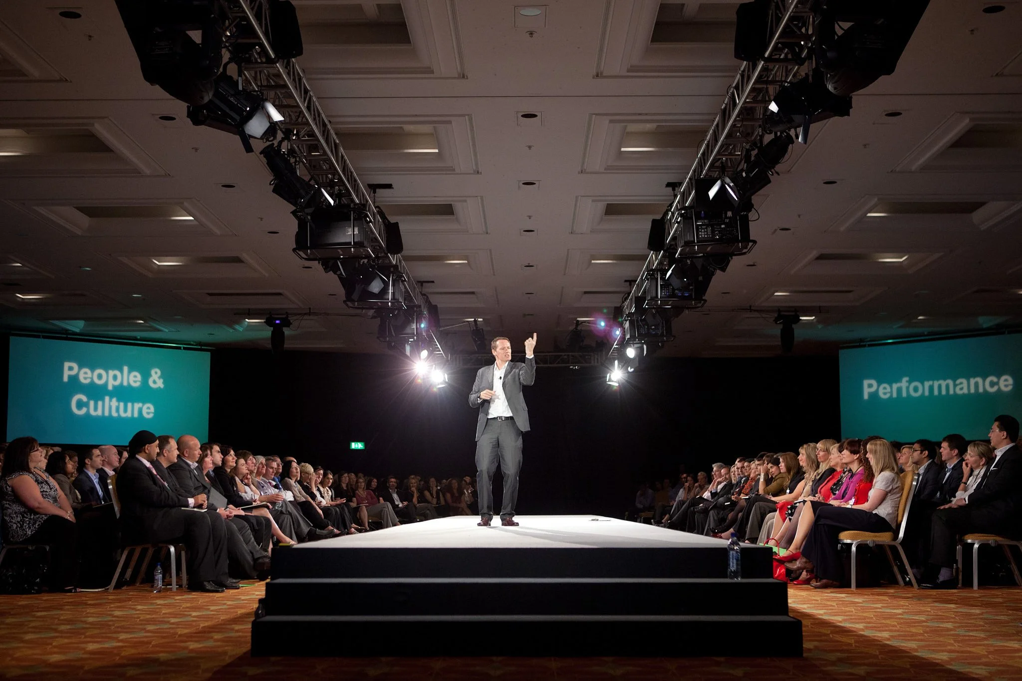 Conference Photography at London Event with speaker on stage