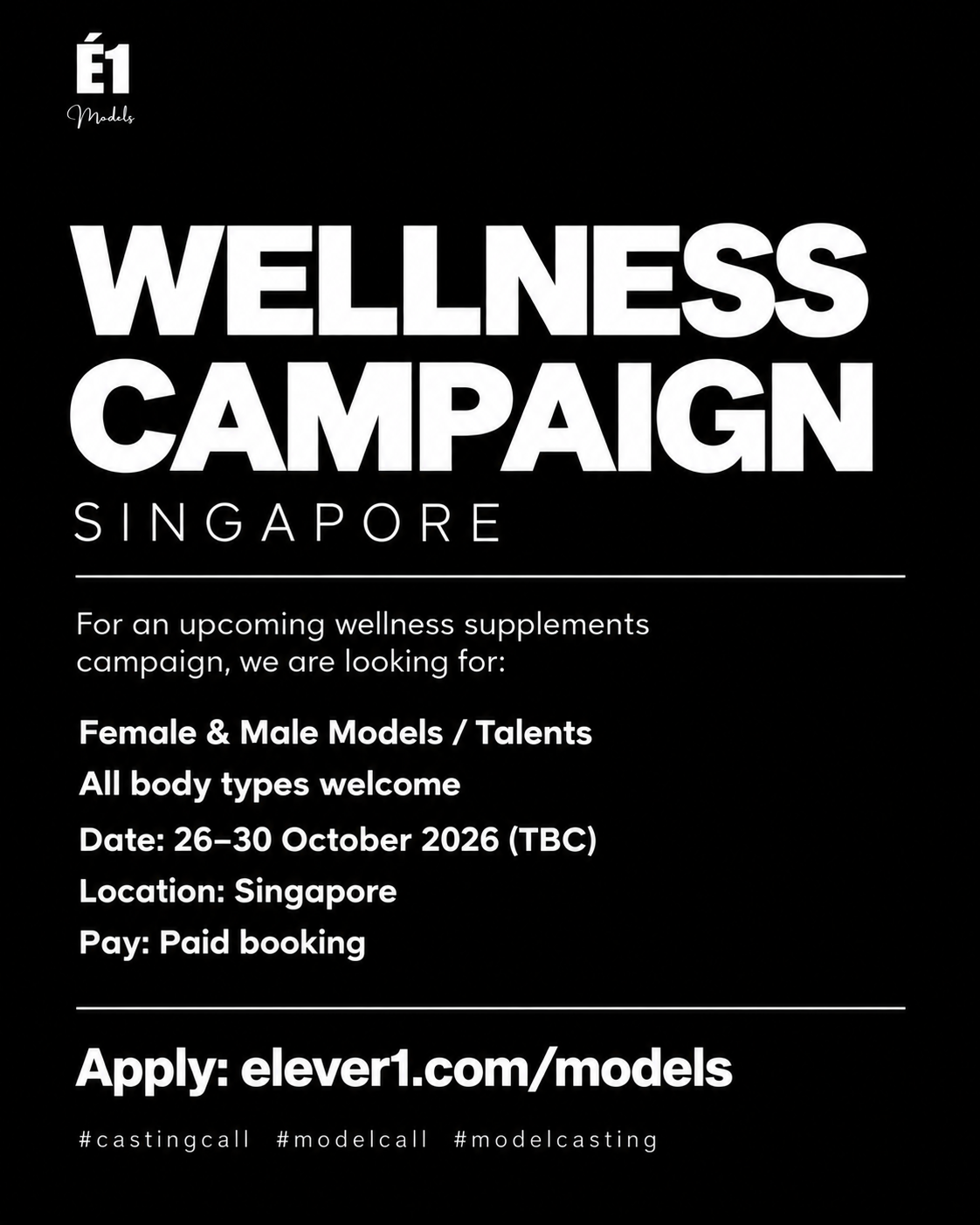 Wellness Campaign, Singapore w: É1 Models.png