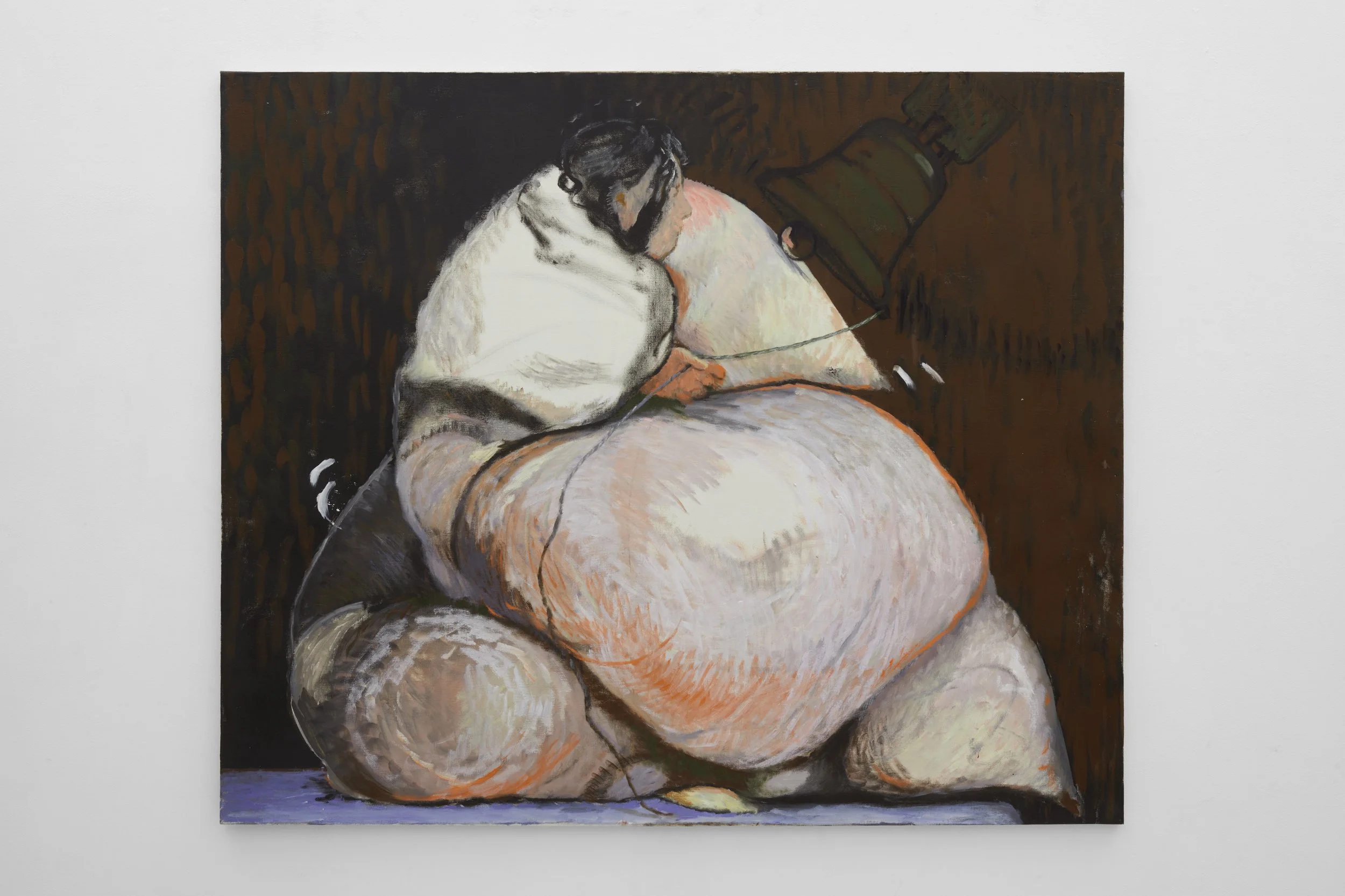 The Move, 125×150 cm (49x59 in), oil on canvas, 2024 