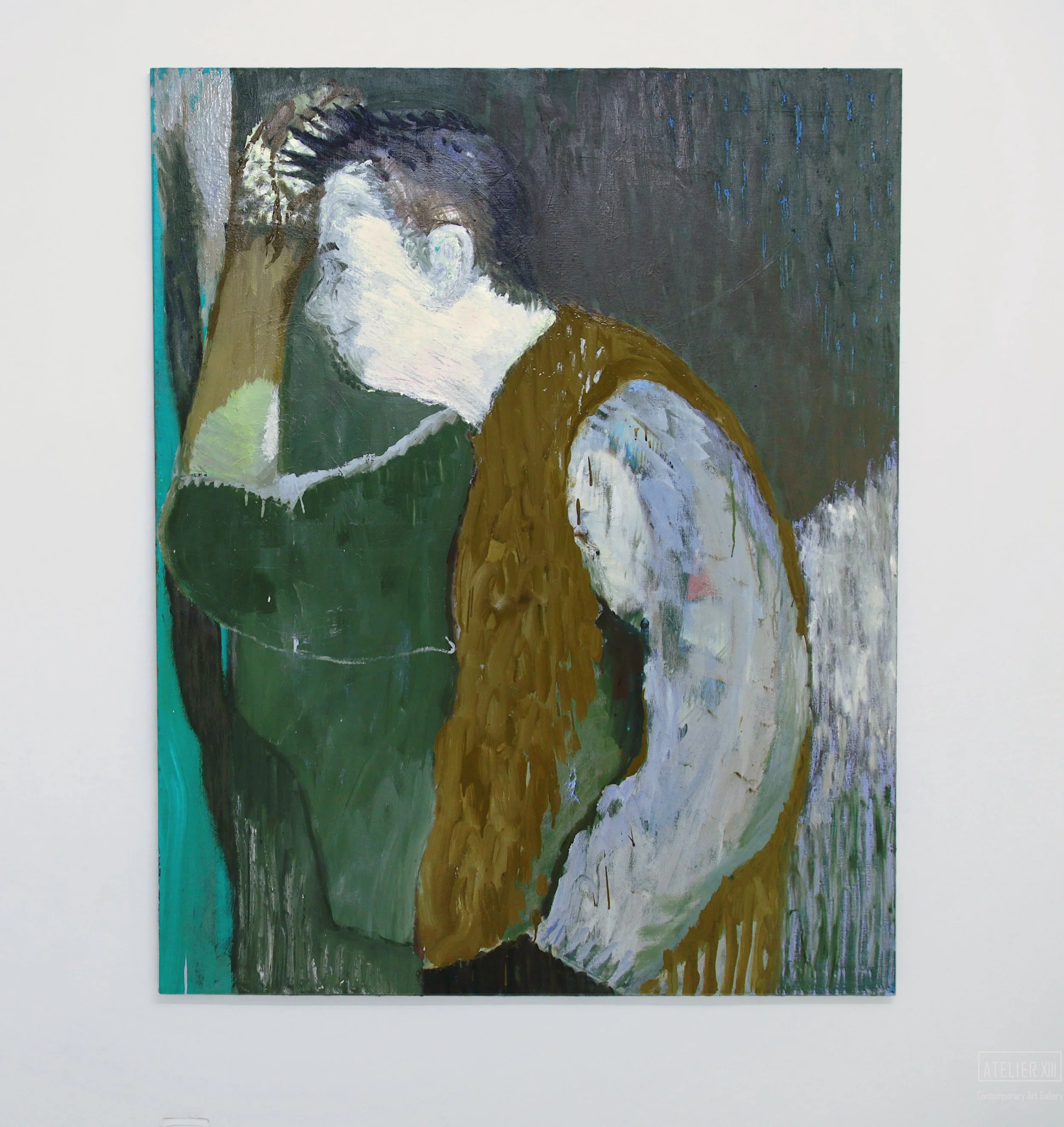 Cosmetics, 150×125 cm (59x49 in), oil on canvas, 2026 