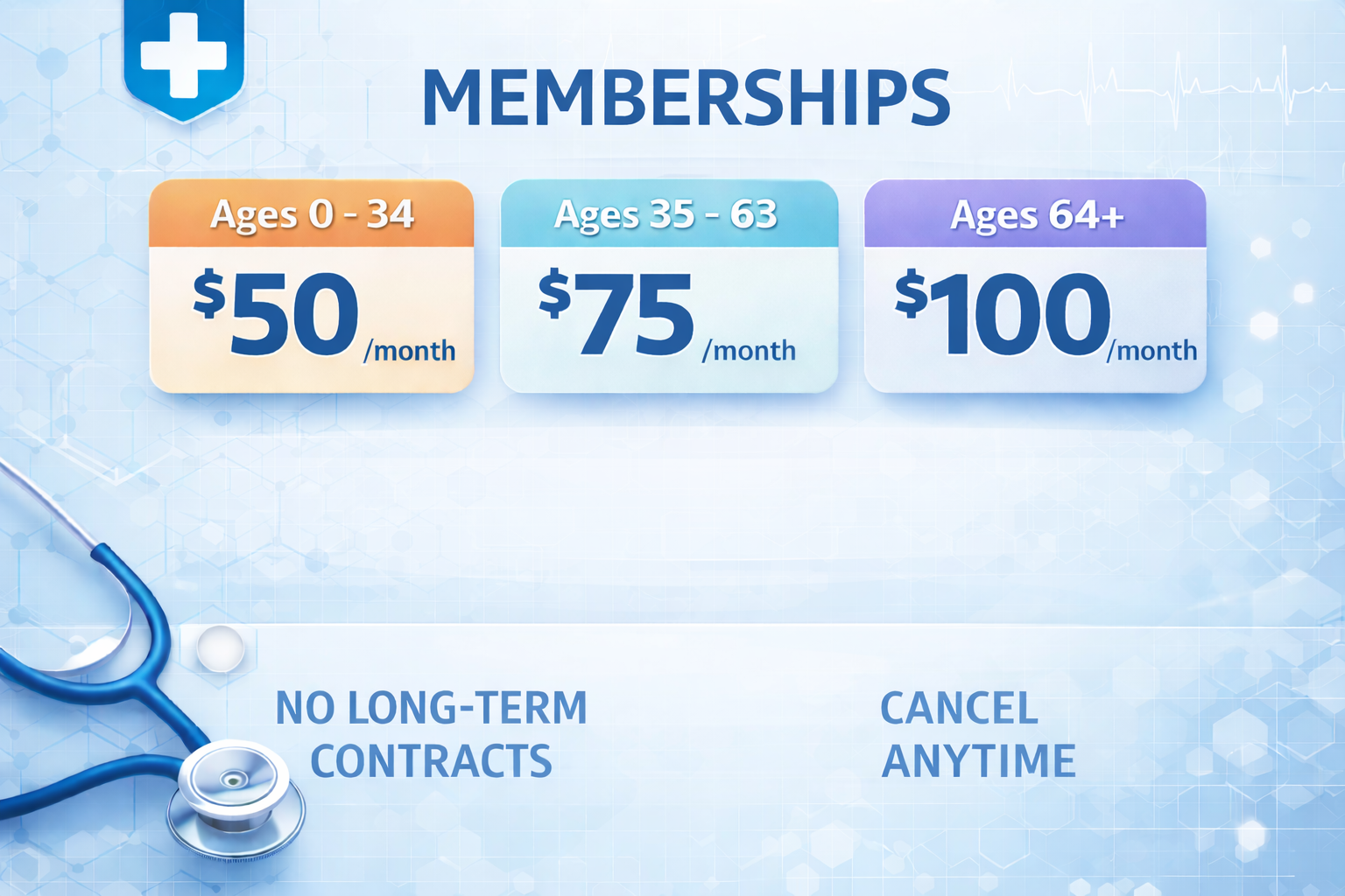 Membership pricing for 2026 and beyond.