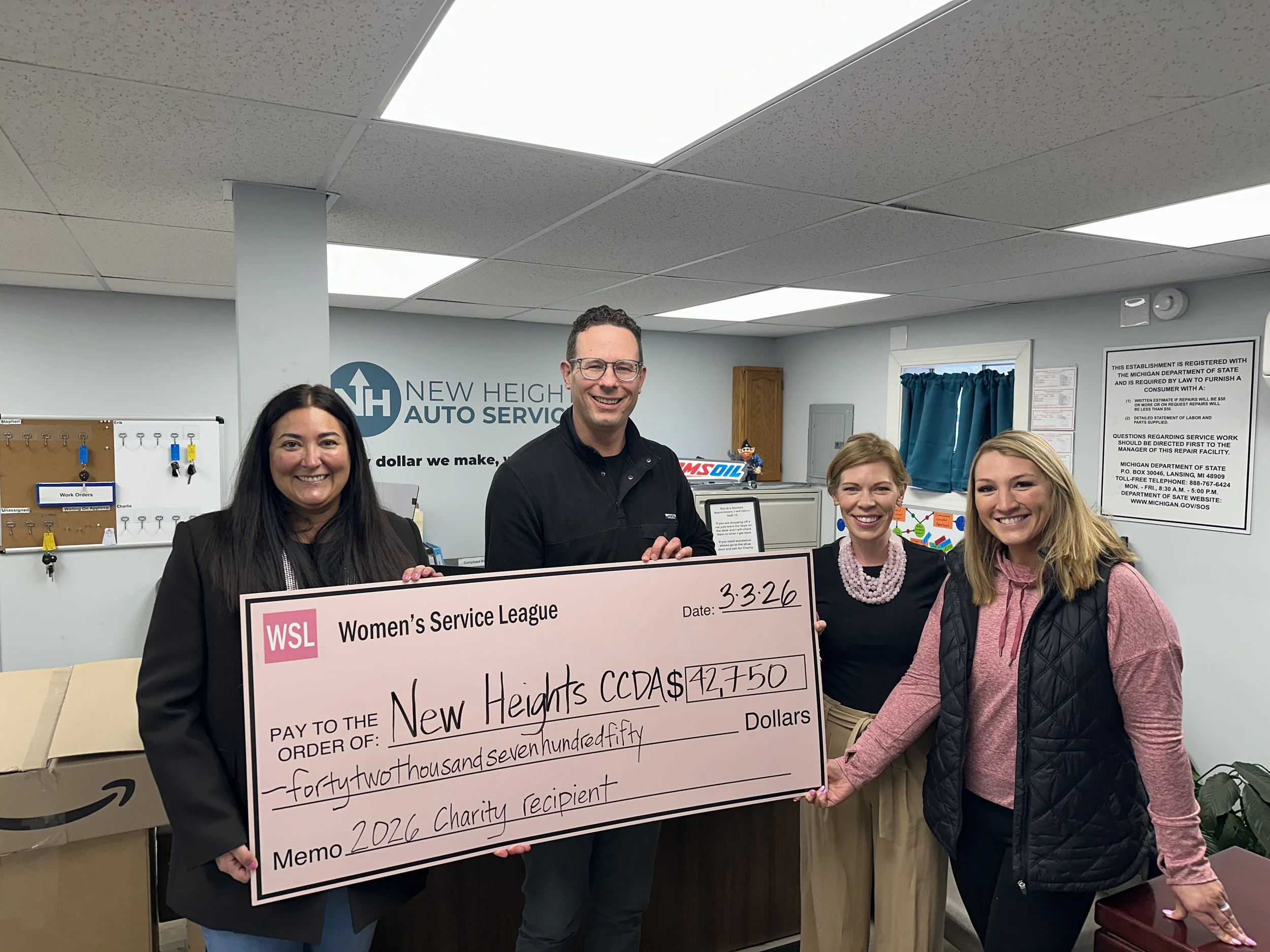 Women’s Service League Charity Ball Raises Record $42,750 for New Heights CCDA