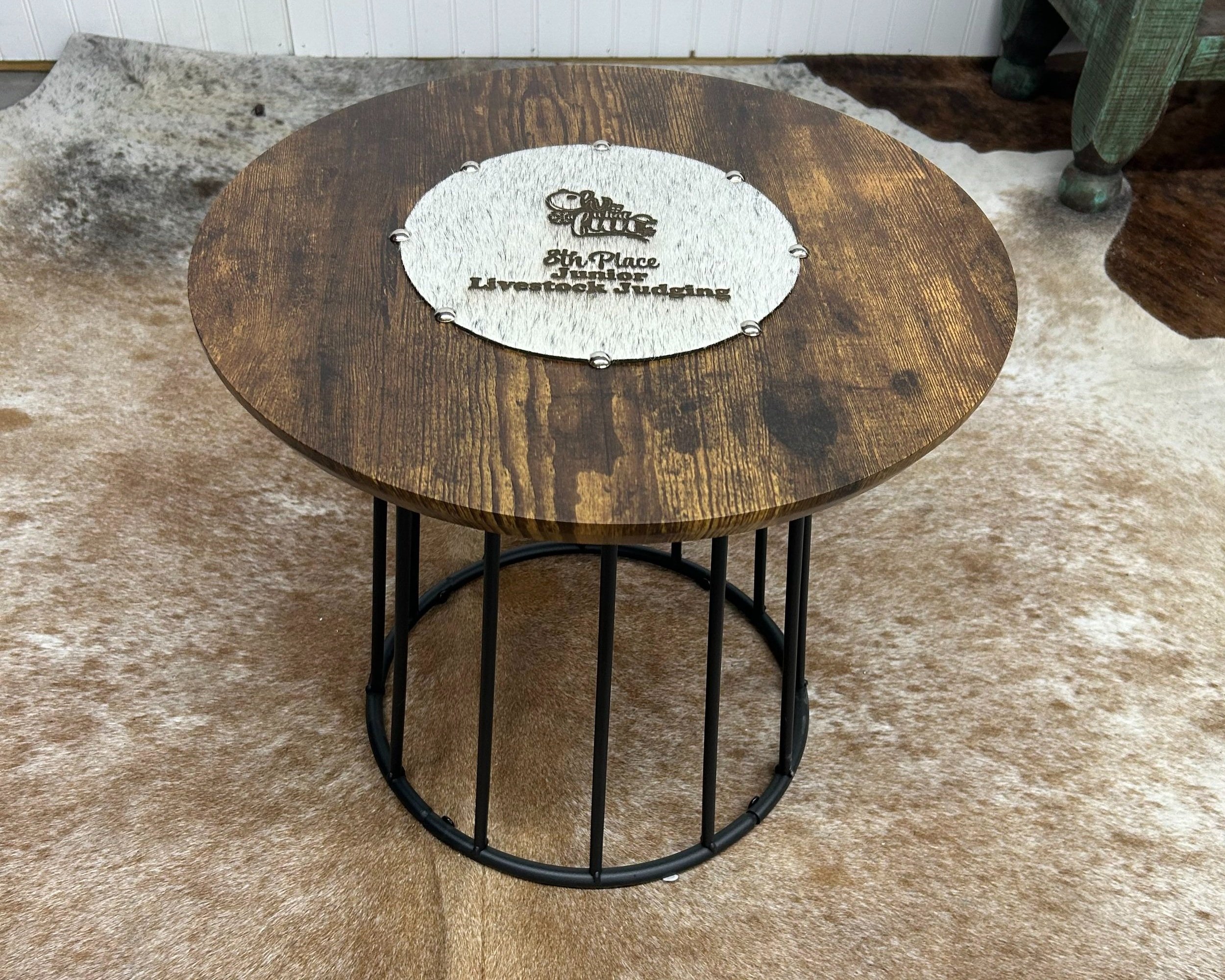 Round Coffee Table: Small: $50, Medium $70