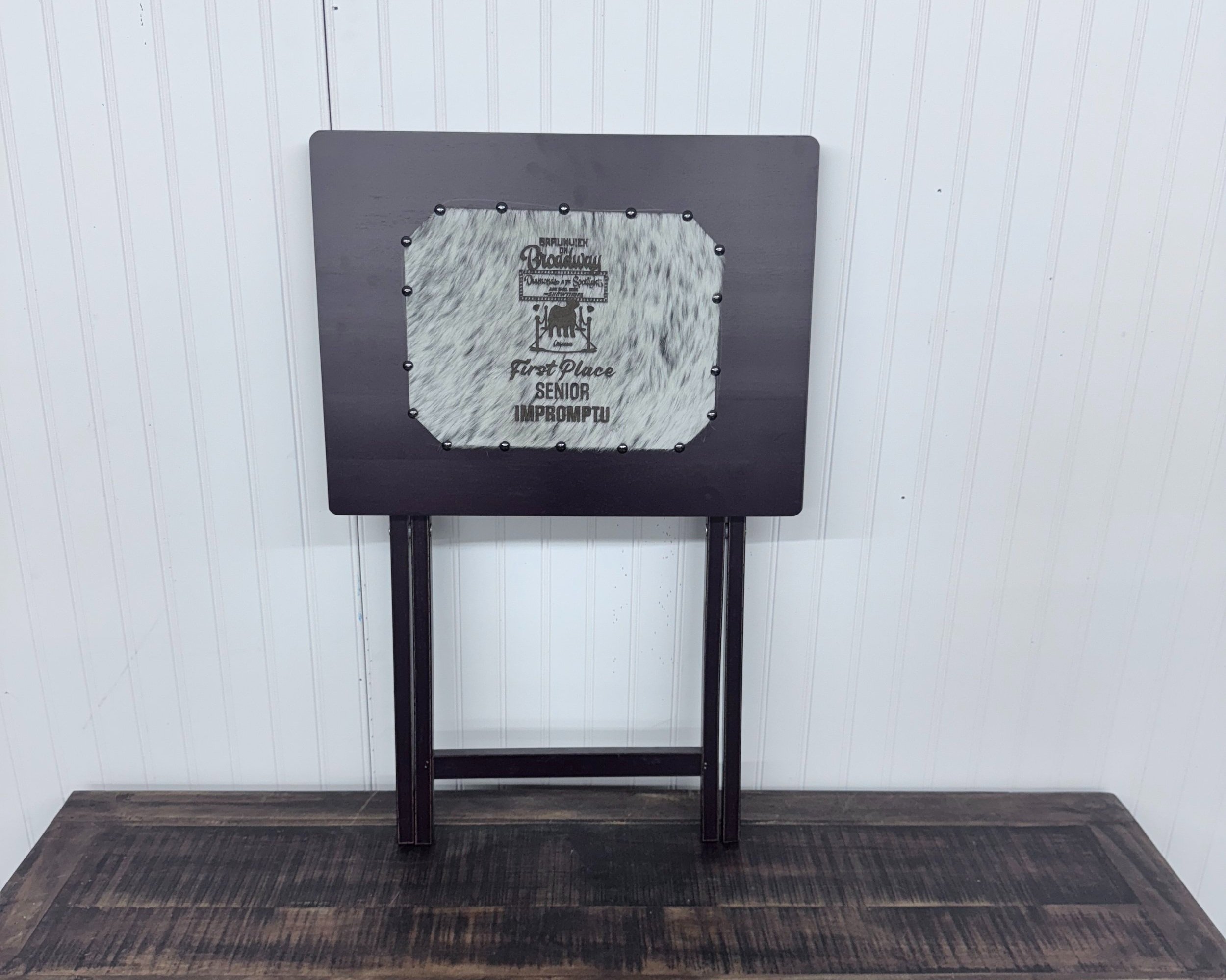 Folding Tray Table: $45