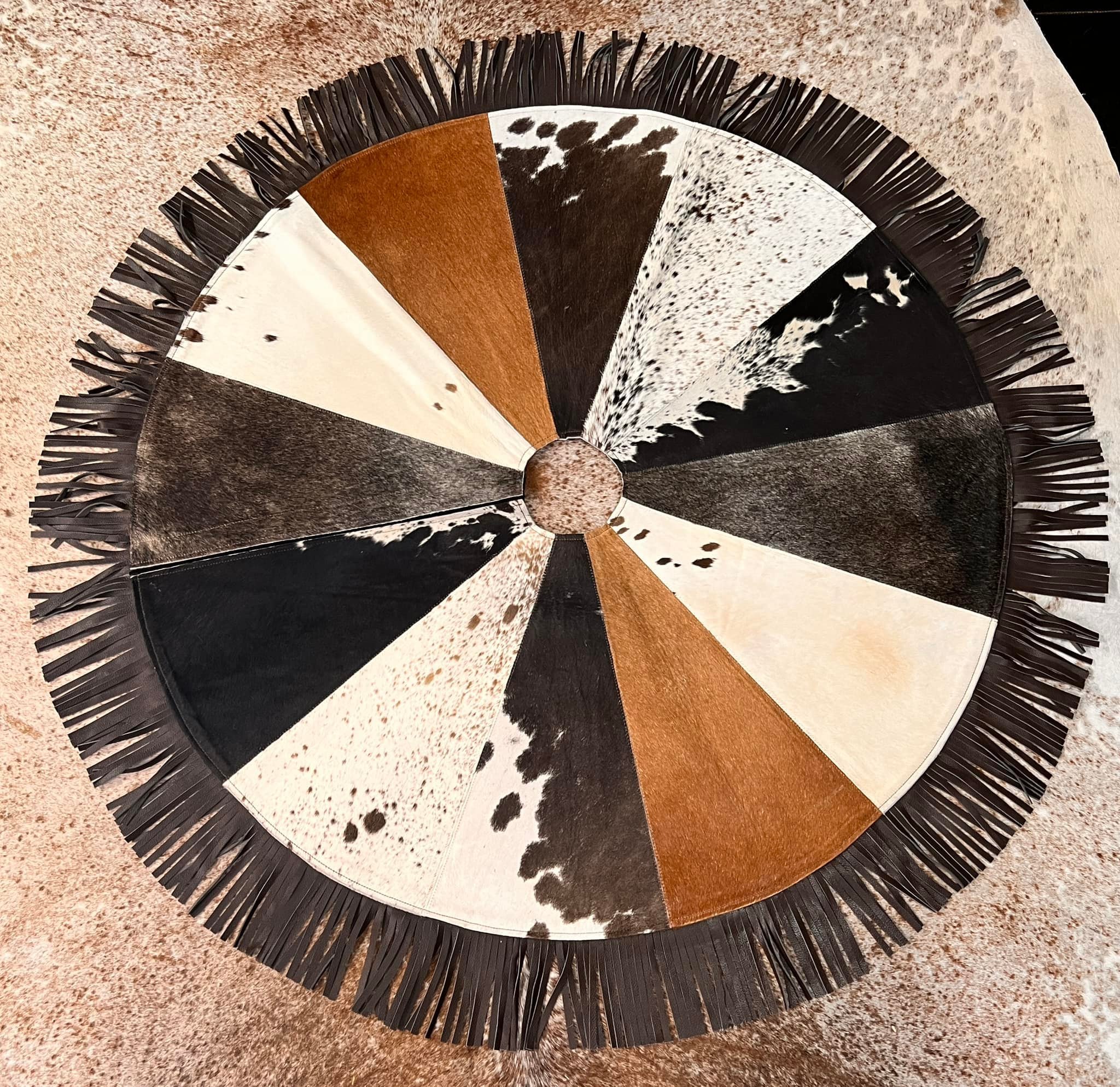 Tree Skirt with Fringe: $150. without Fringe: $145