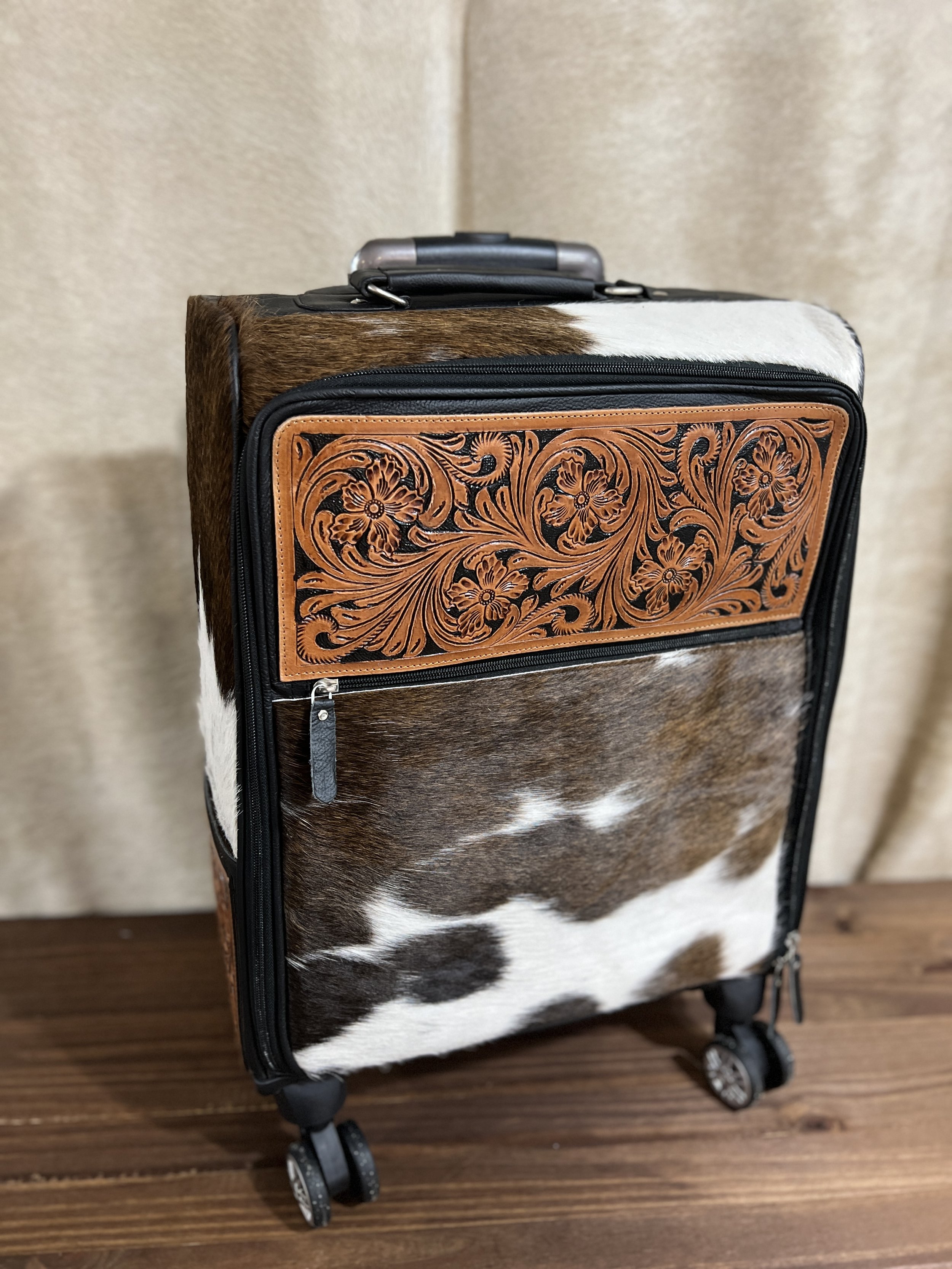 Cowhide Luggage: Large: $350, Medium $300, Small $250