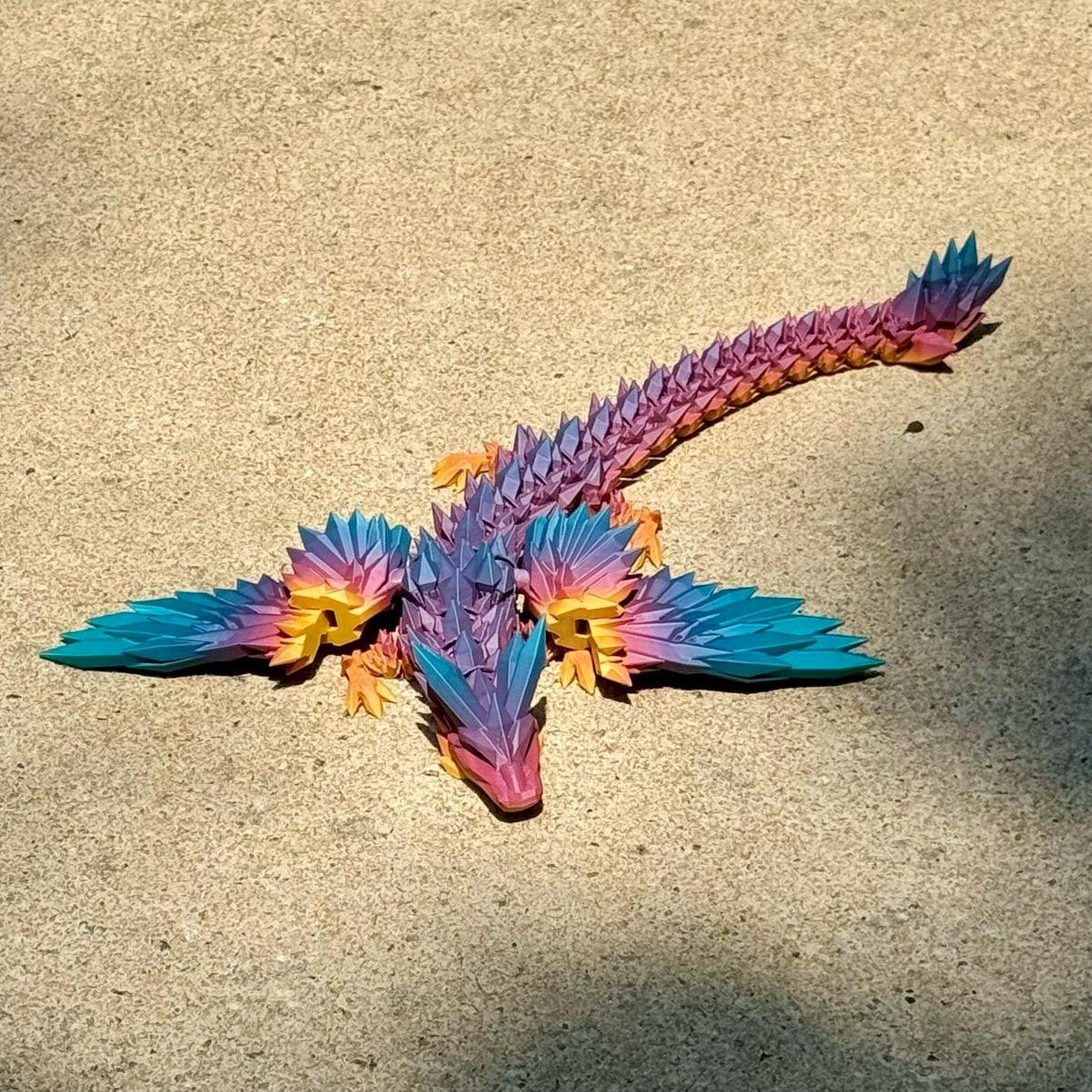 Rainbow Matte Winged Crystal Dragon 4.jpeg