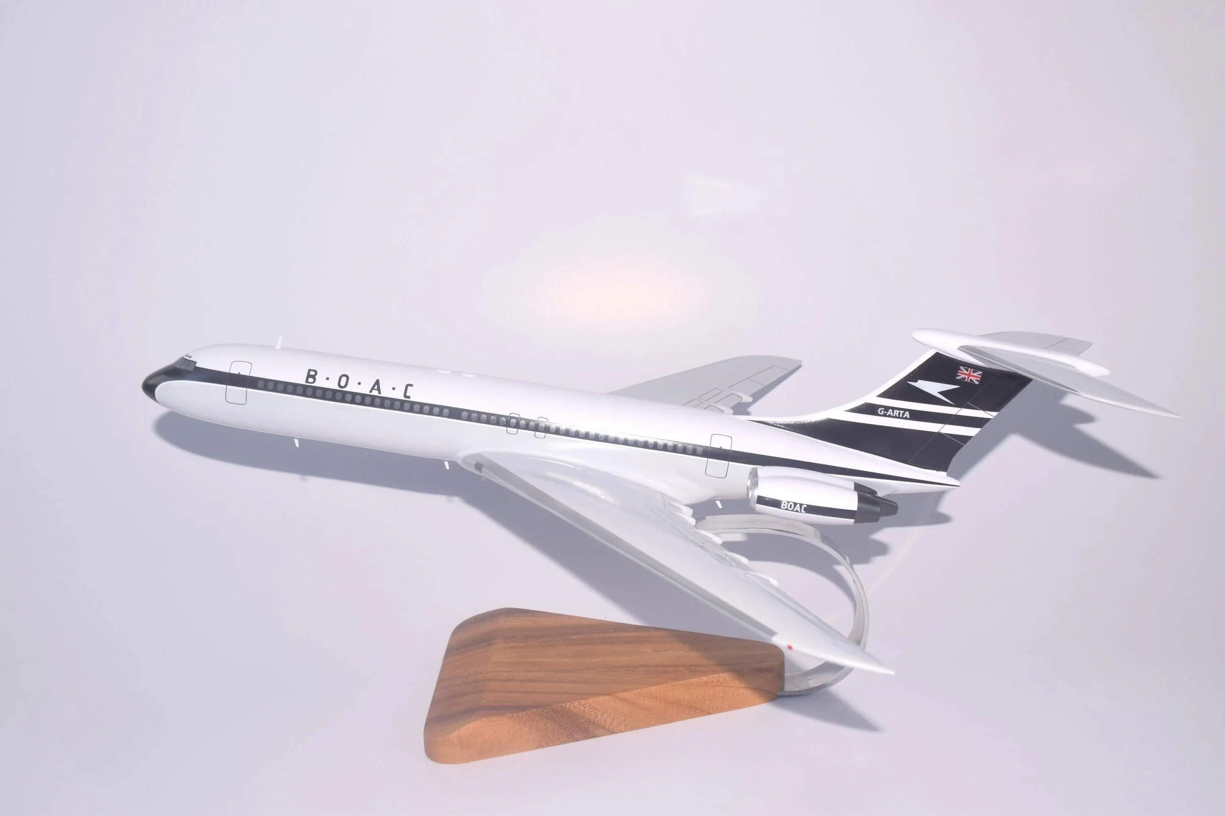 BOAC VC10 Model -Represents out trip to Jamaica in 1972 