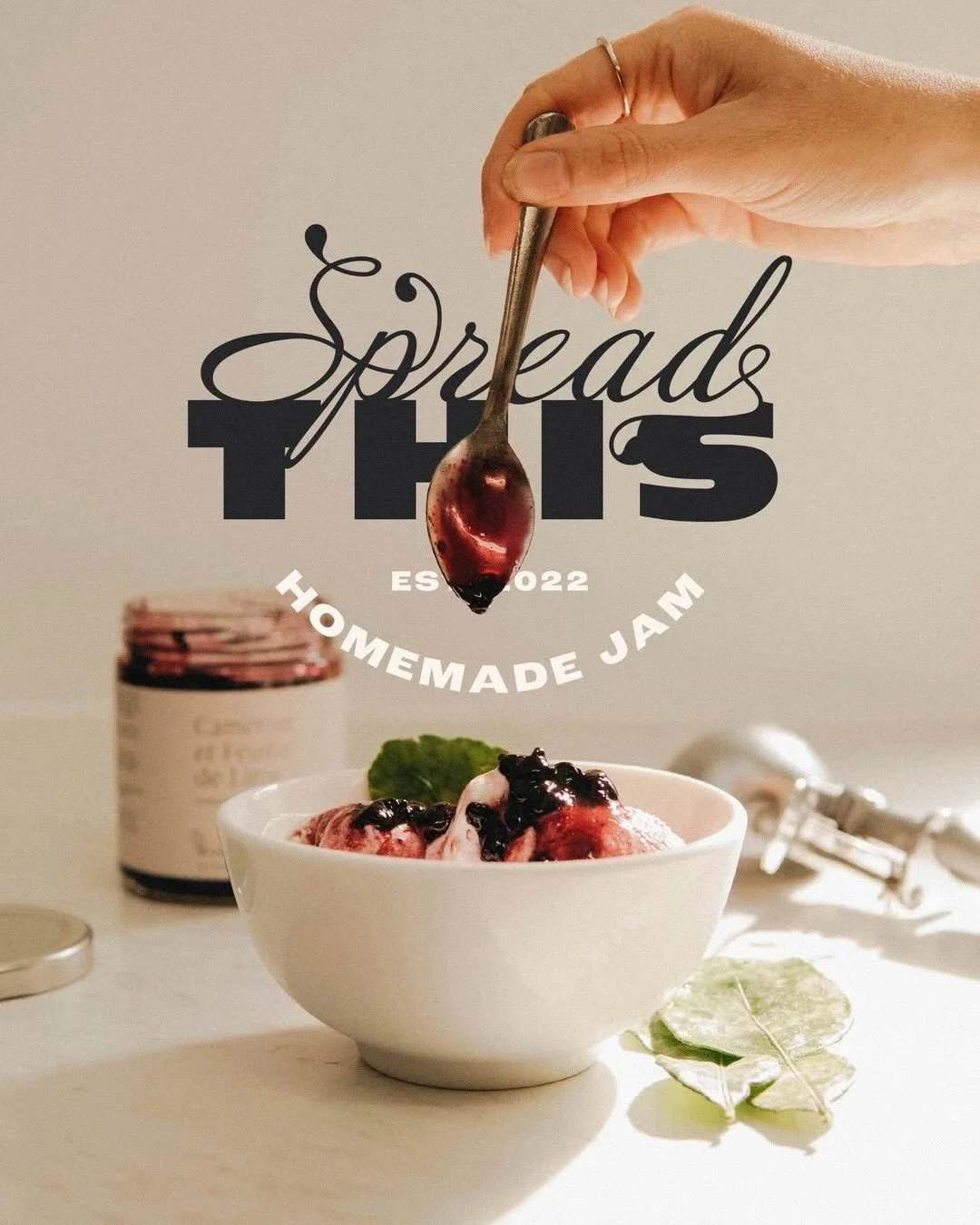 Jam worth talking about.
-
Spread This began in a tiny kitchen with a big dream. Best friends Maya and Jack started experimenting with bold, quirky fruit combinations while trying to make the perfect homemade jam for their weekend brunches.
*brief by