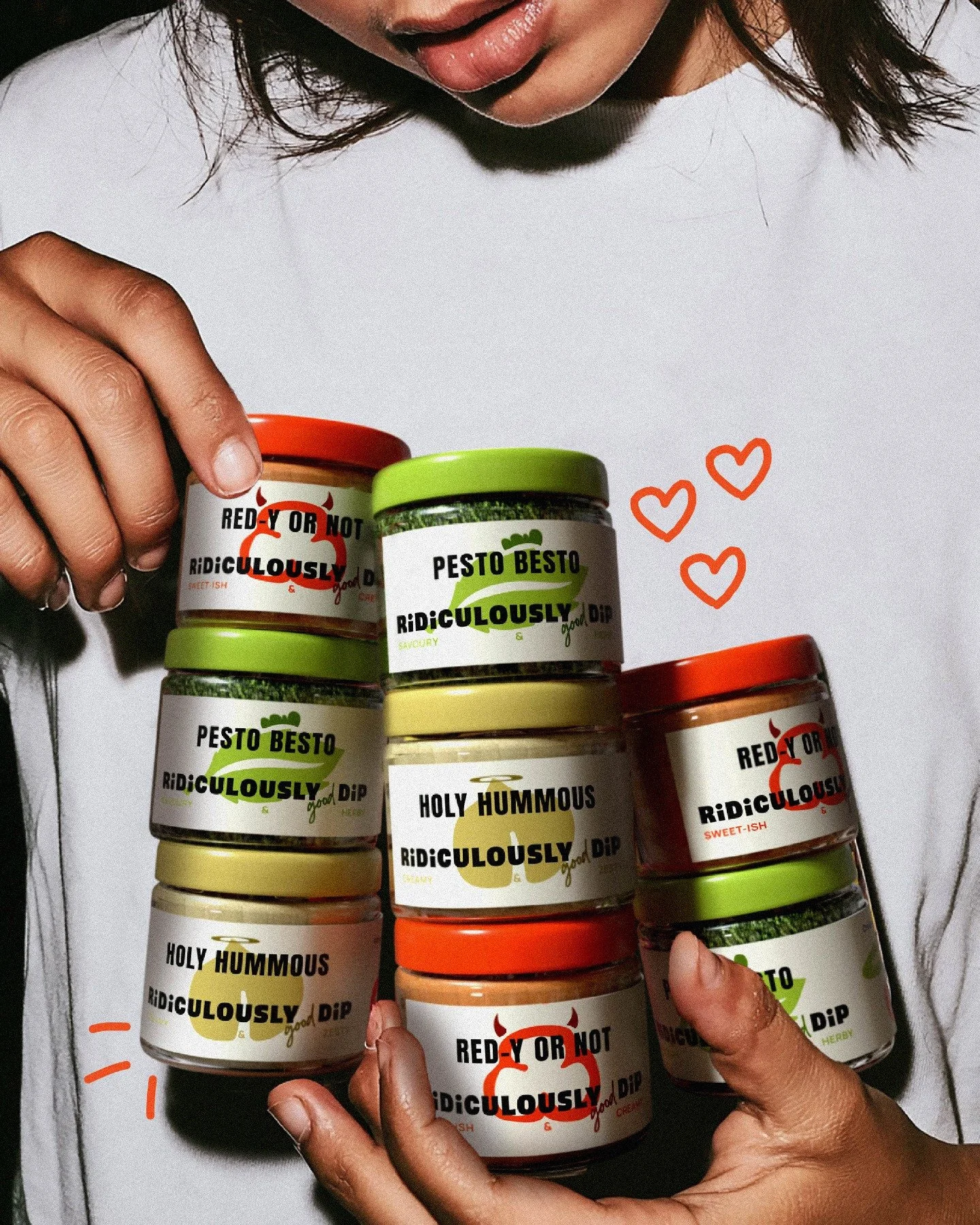 Made to Be Shared.
-
Ridiculously Good Dip makes bold, gourmet dips with big flavour and playful personality, turning everyday snacking into something seriously craveable.
*brief by @the.brief.booth #thebriefbooth #tbbGoodDip
-
#brandingdesign #freel