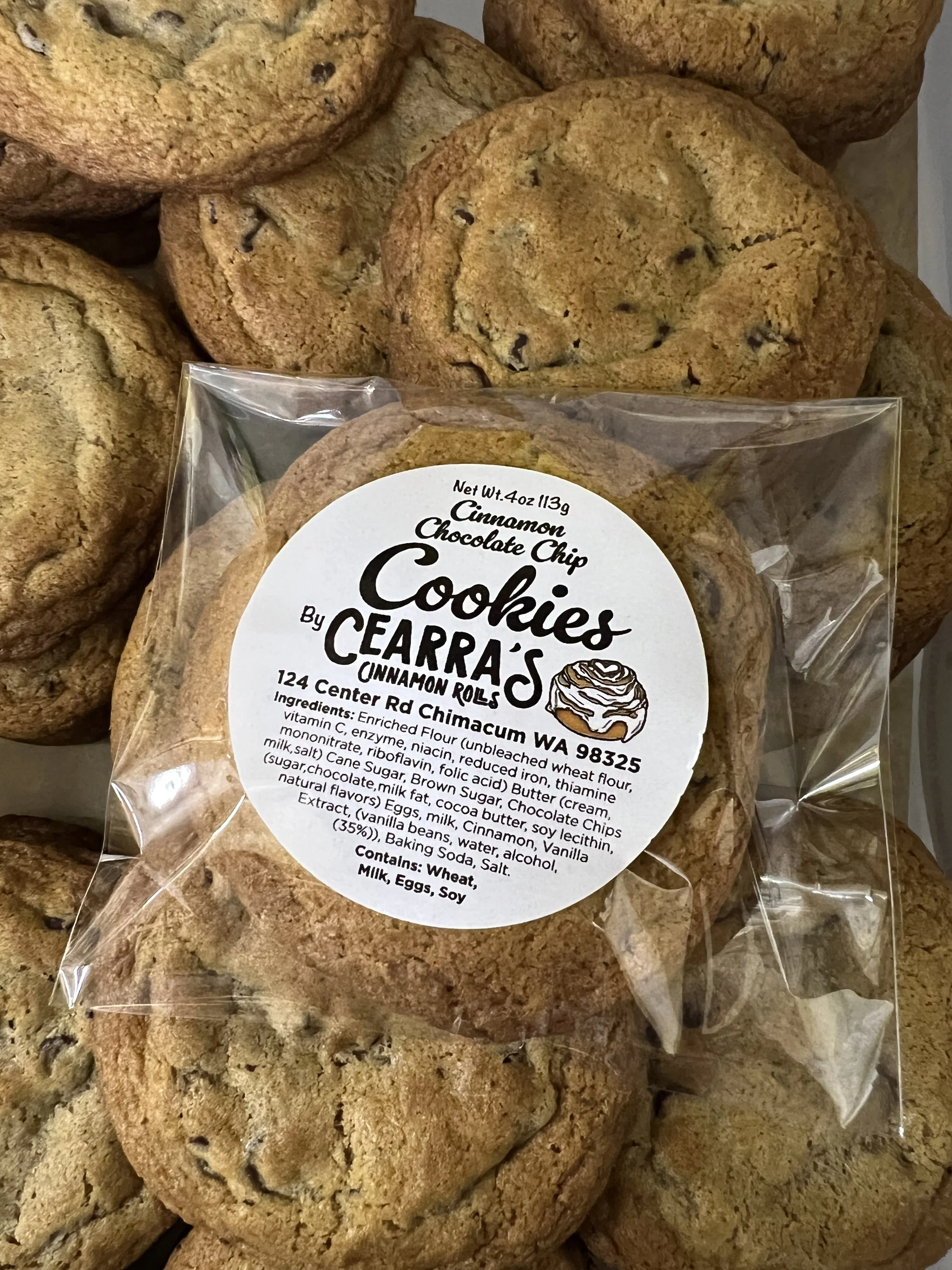 Cinnamon Chocolate Chip Cookies