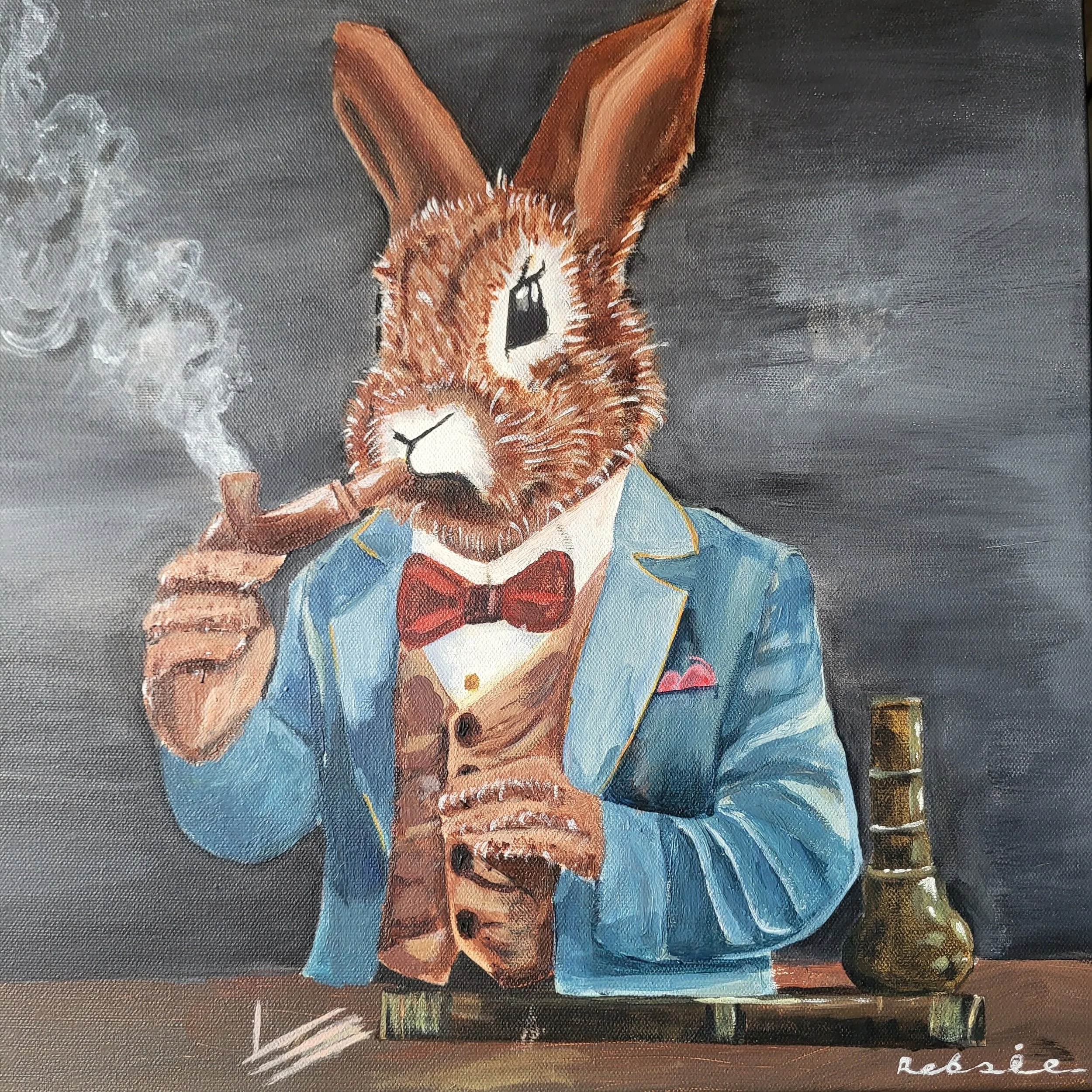 The Hare & The Pipe - Original