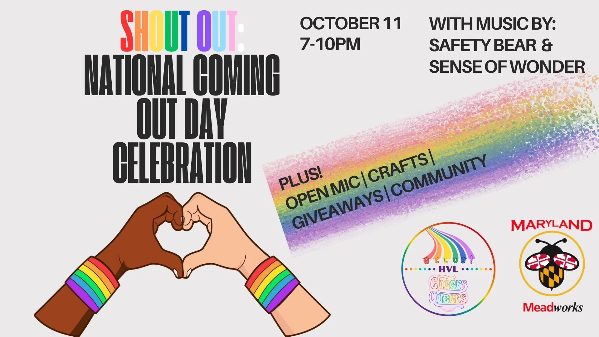 Shout OUT:  National Coming Out Day Celebration