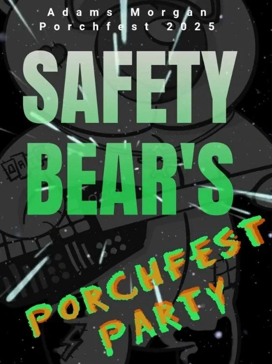 Safety Bear's Porchfest Party!